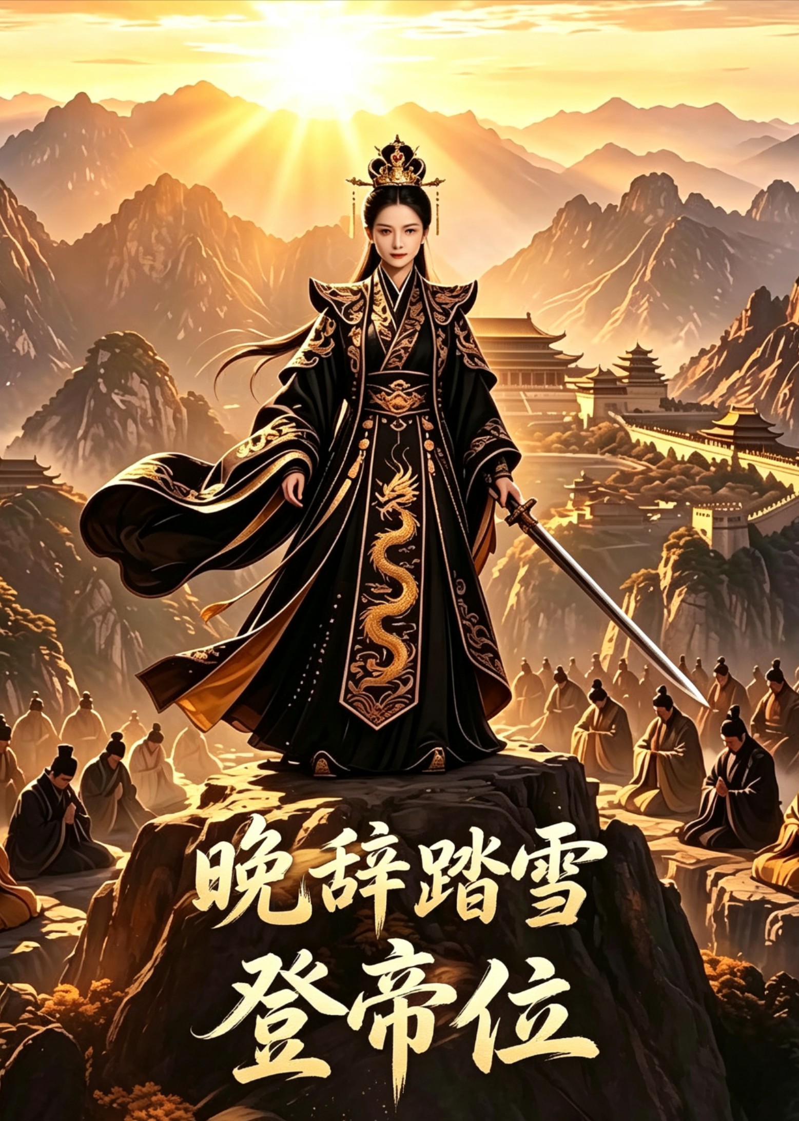晚辞踏雪登帝位