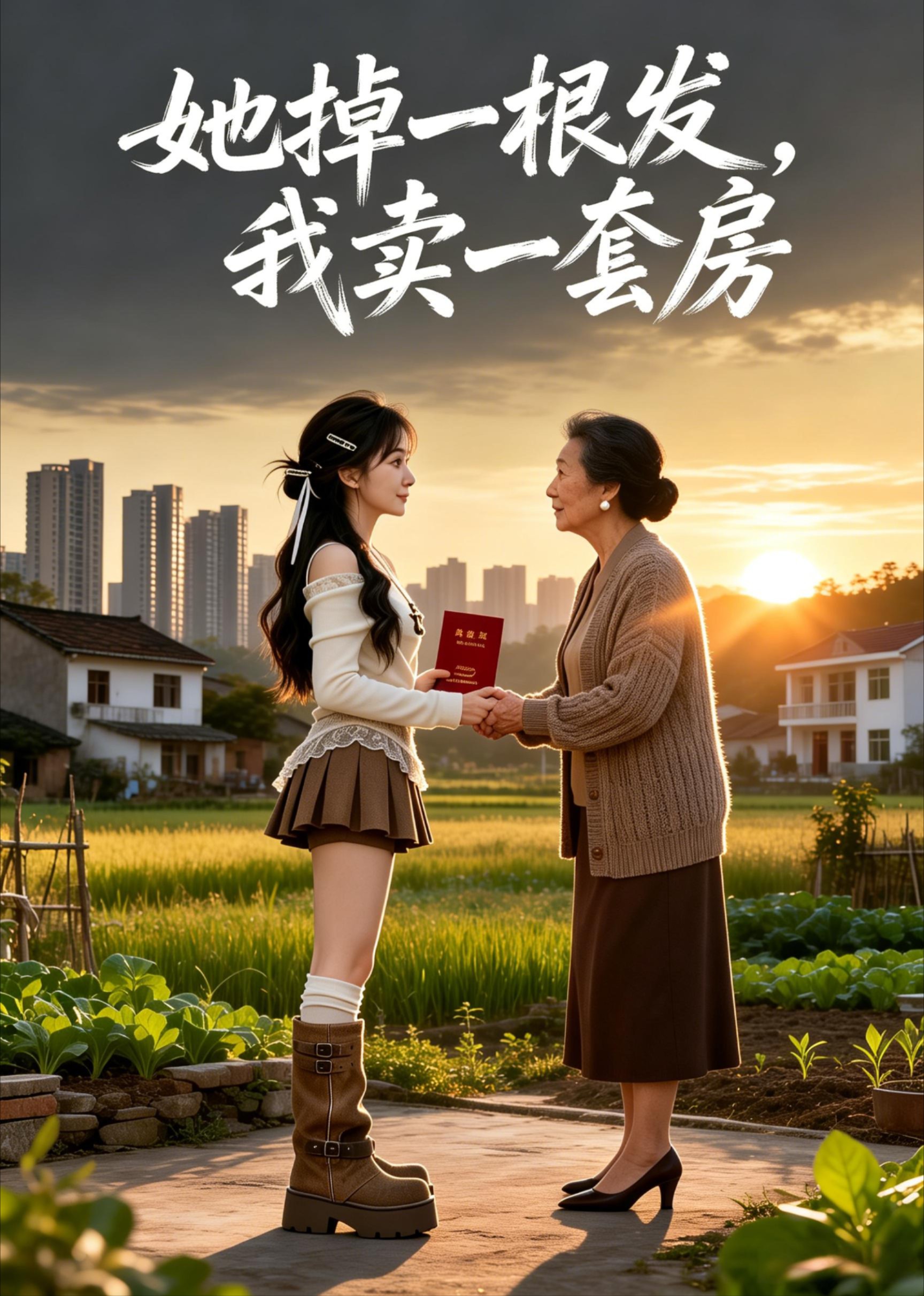 她掉一根发，我卖一套房