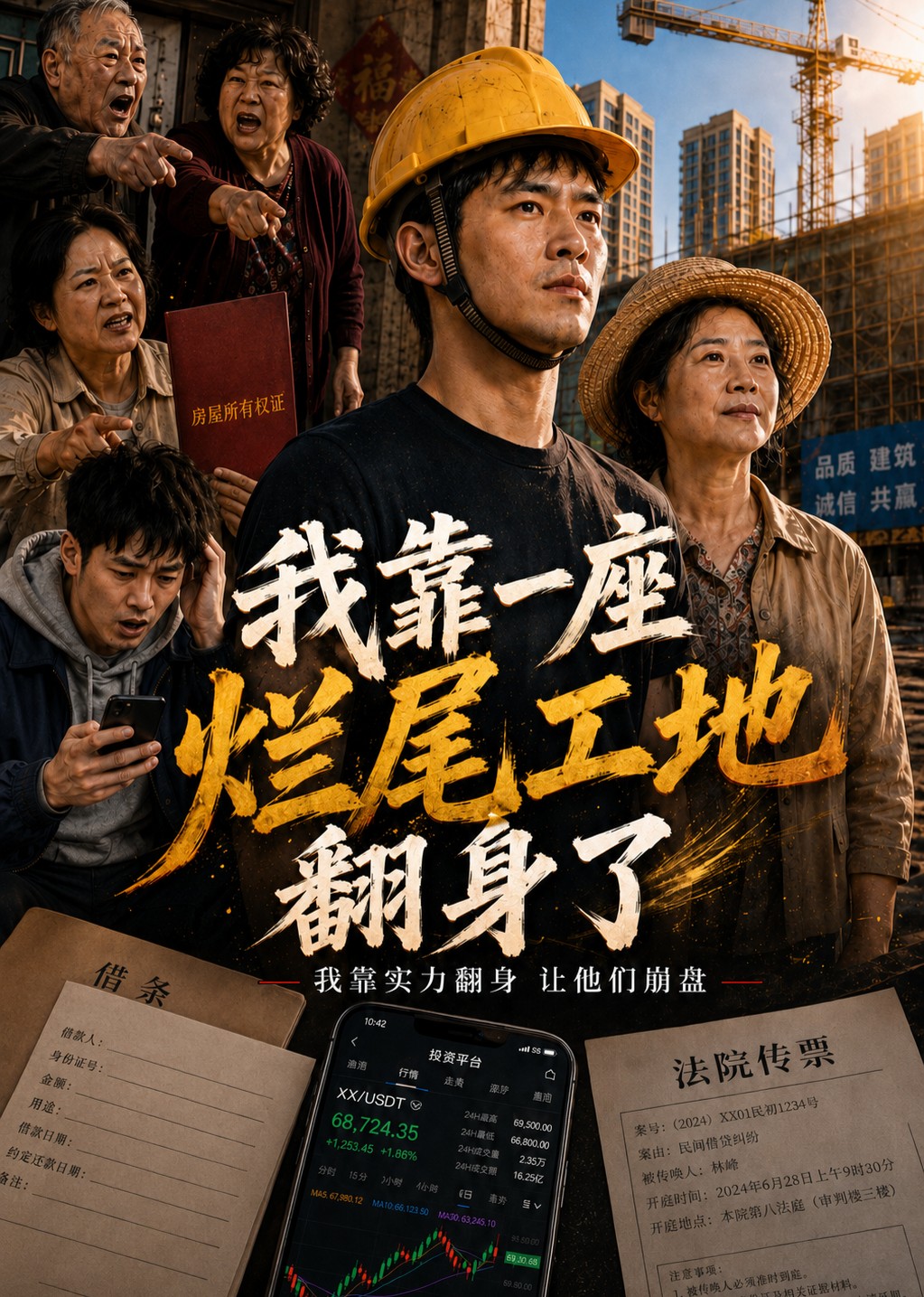 我靠一座烂尾工地翻身了