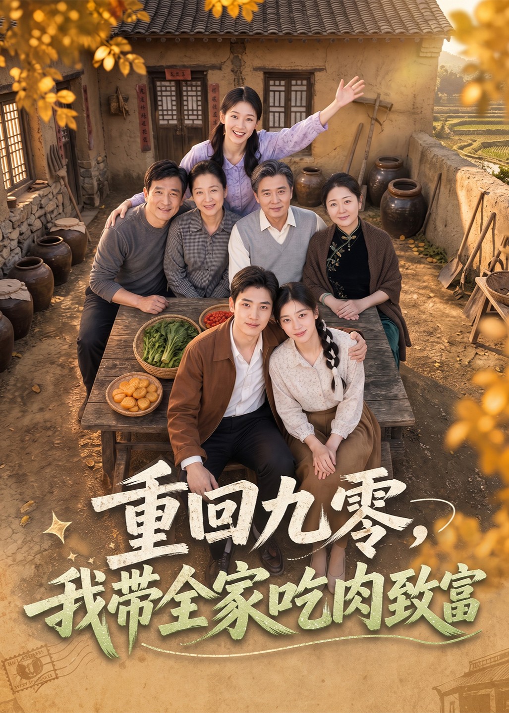重回九零，我带全家吃肉致富封面图
