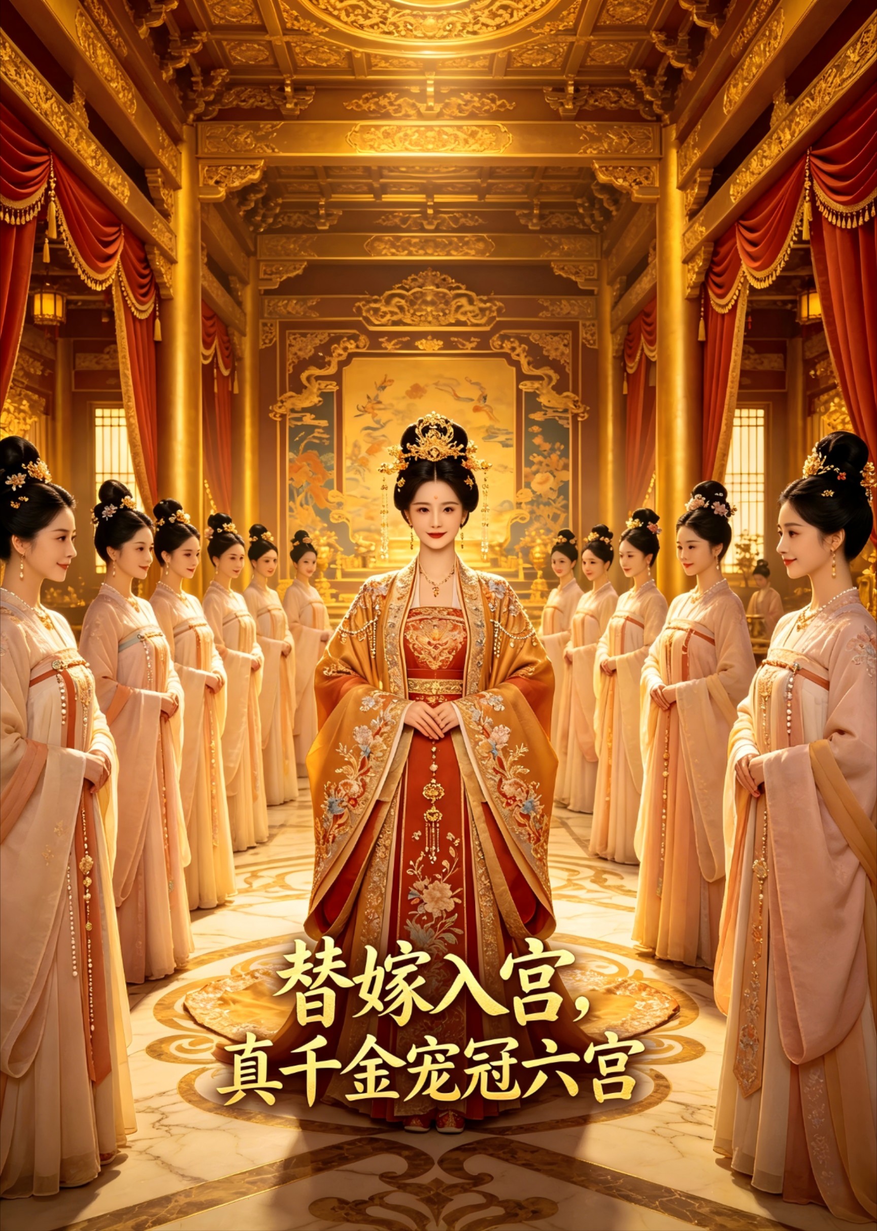 替嫁入宫，真千金宠冠六宫