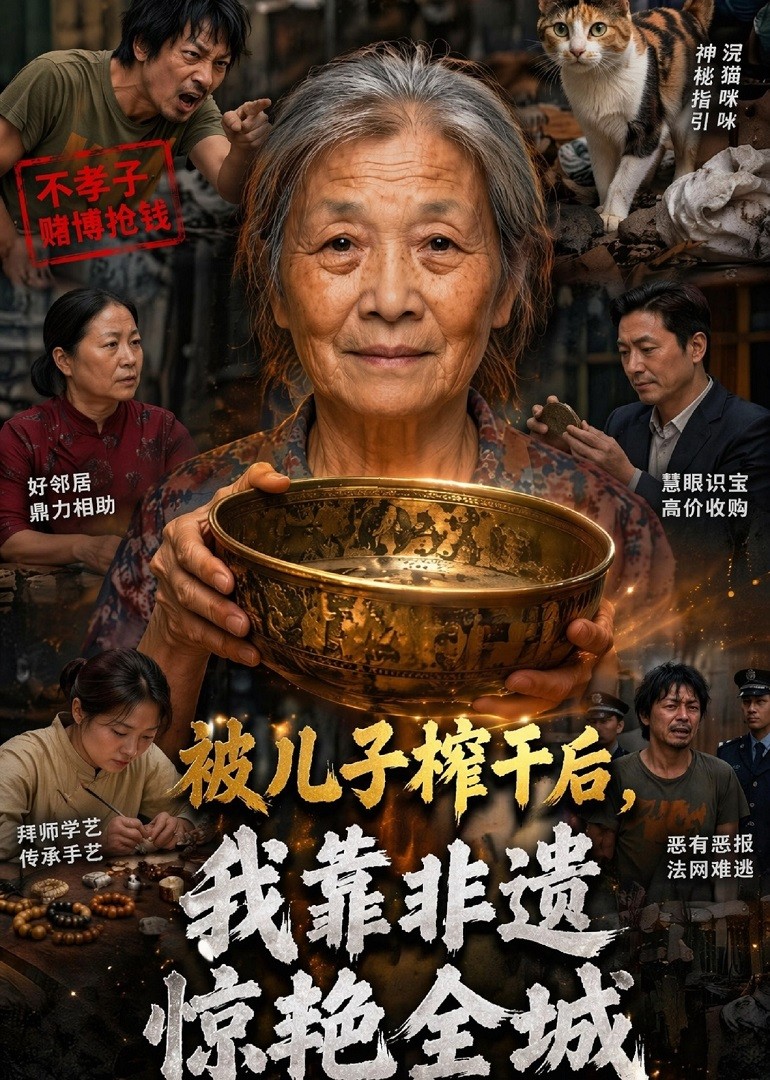 被儿子榨干后，我靠非遗惊艳全城