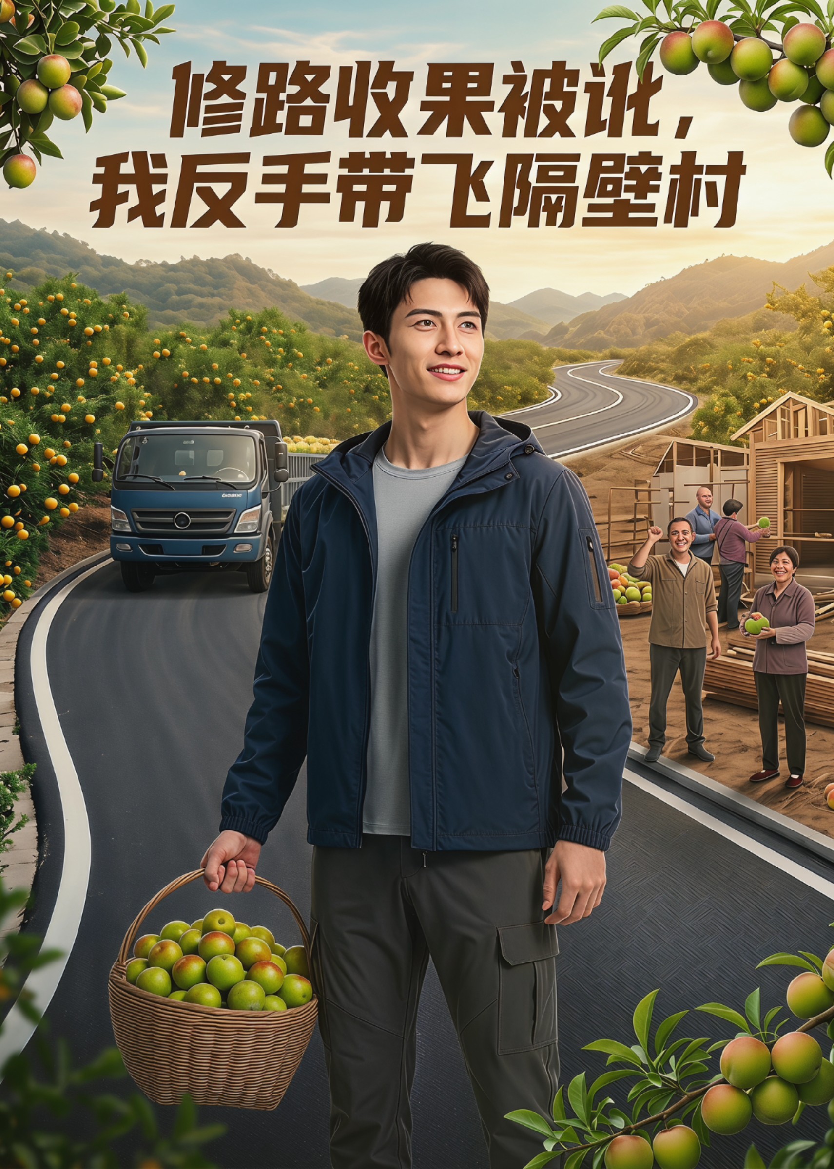 修路收果被讹，我反手带飞隔壁村