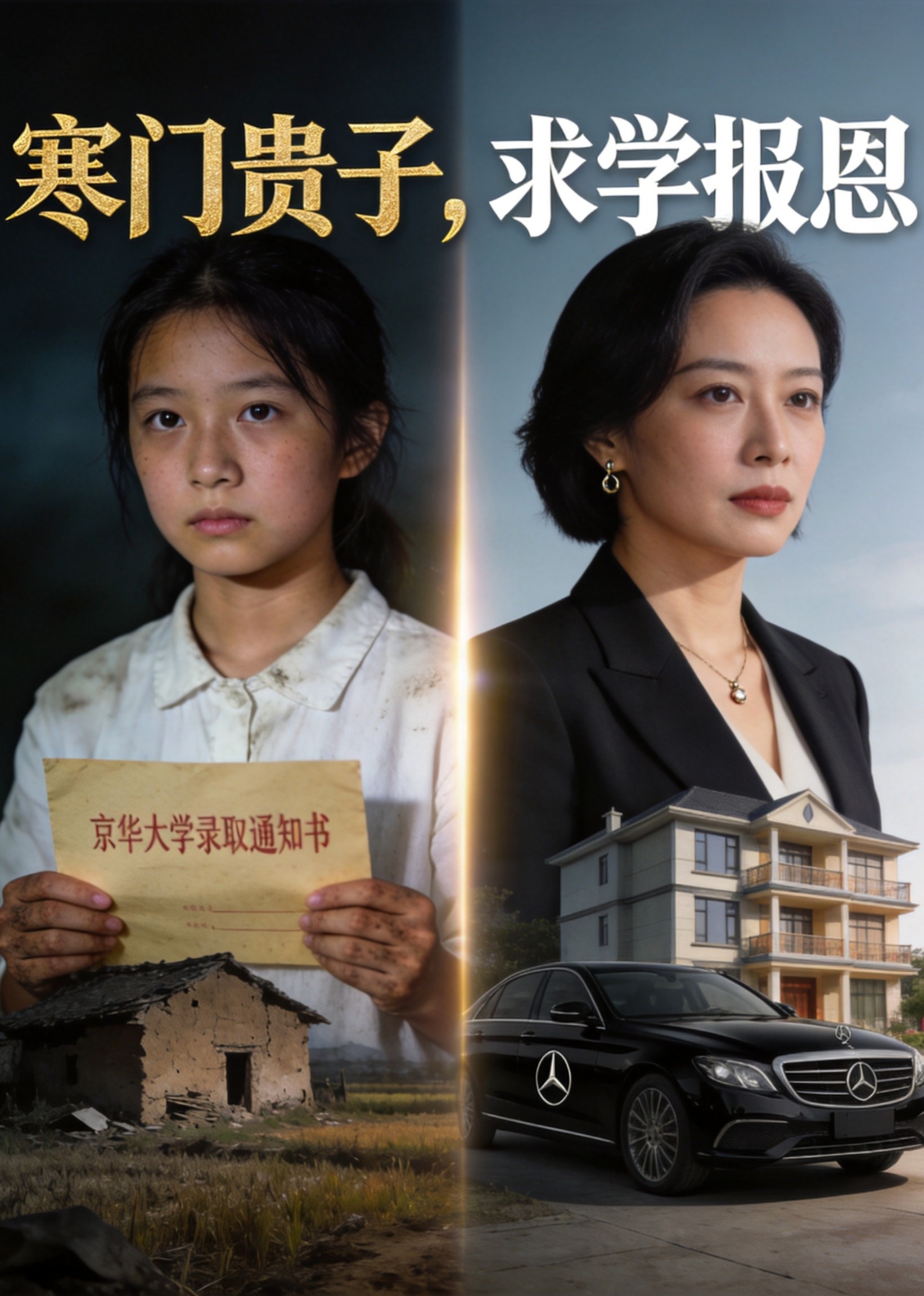 寒门贵子，求学报恩