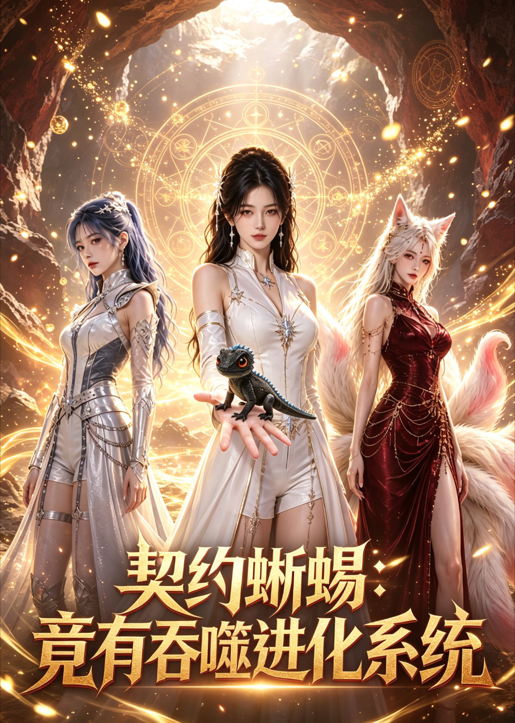 契约蜥蜴竟有吞噬进化系统 海报
