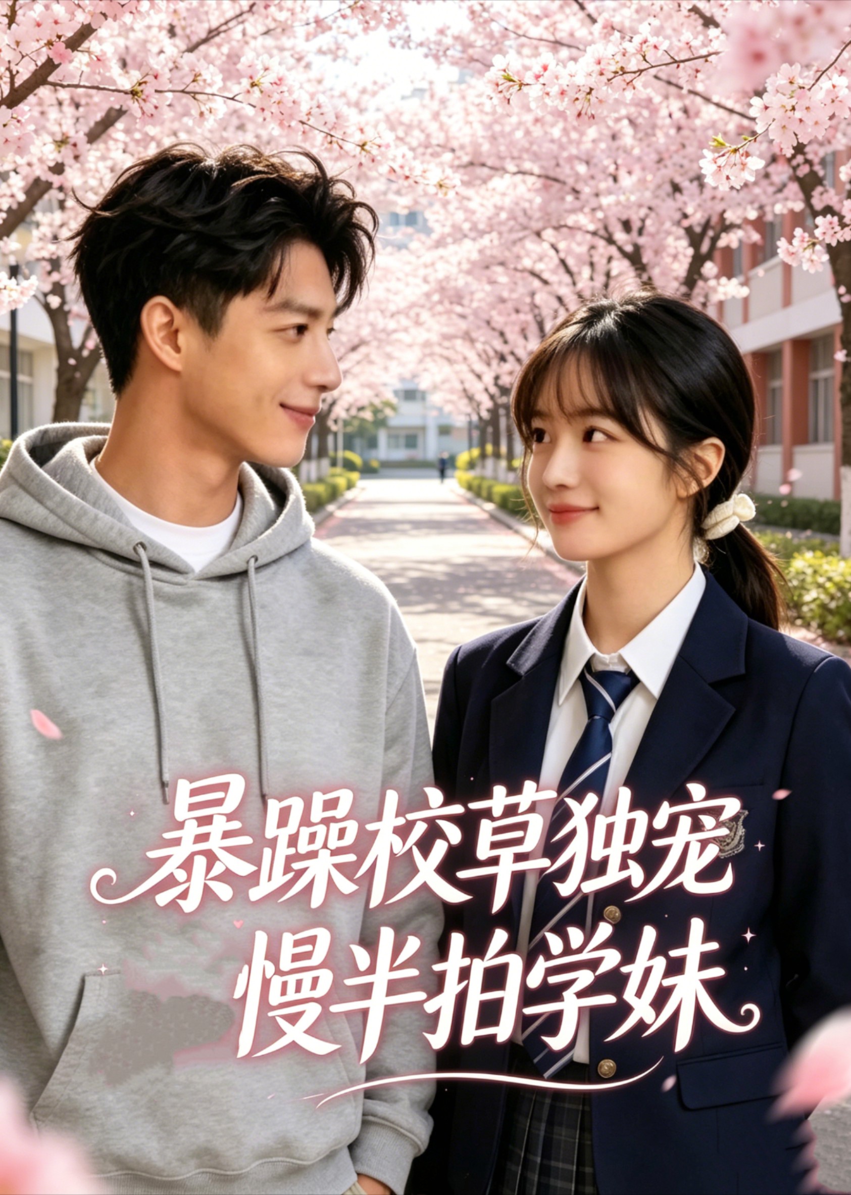暴躁校草独宠慢半拍学妹封面图