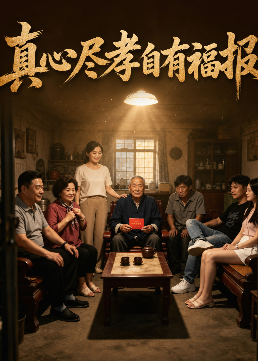 真心尽孝自有福报