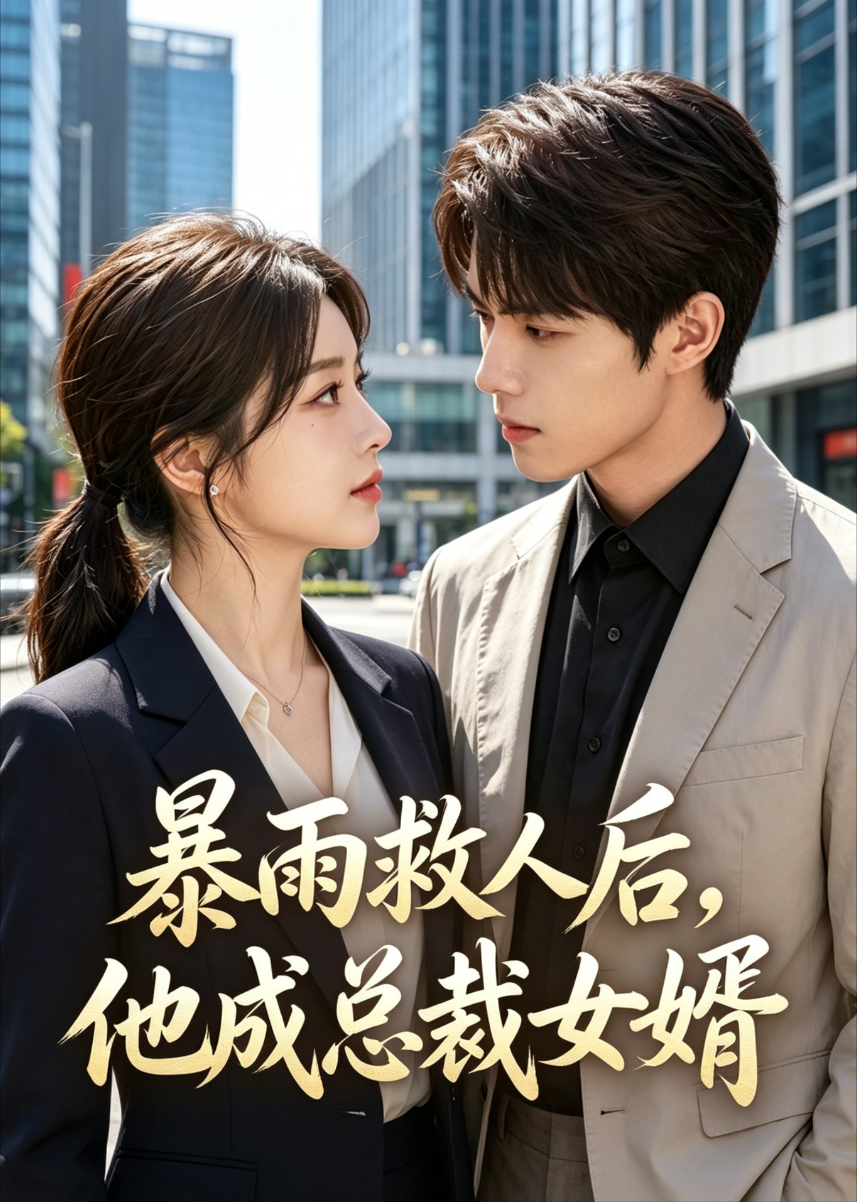 暴雨救人后，他成总裁女婿