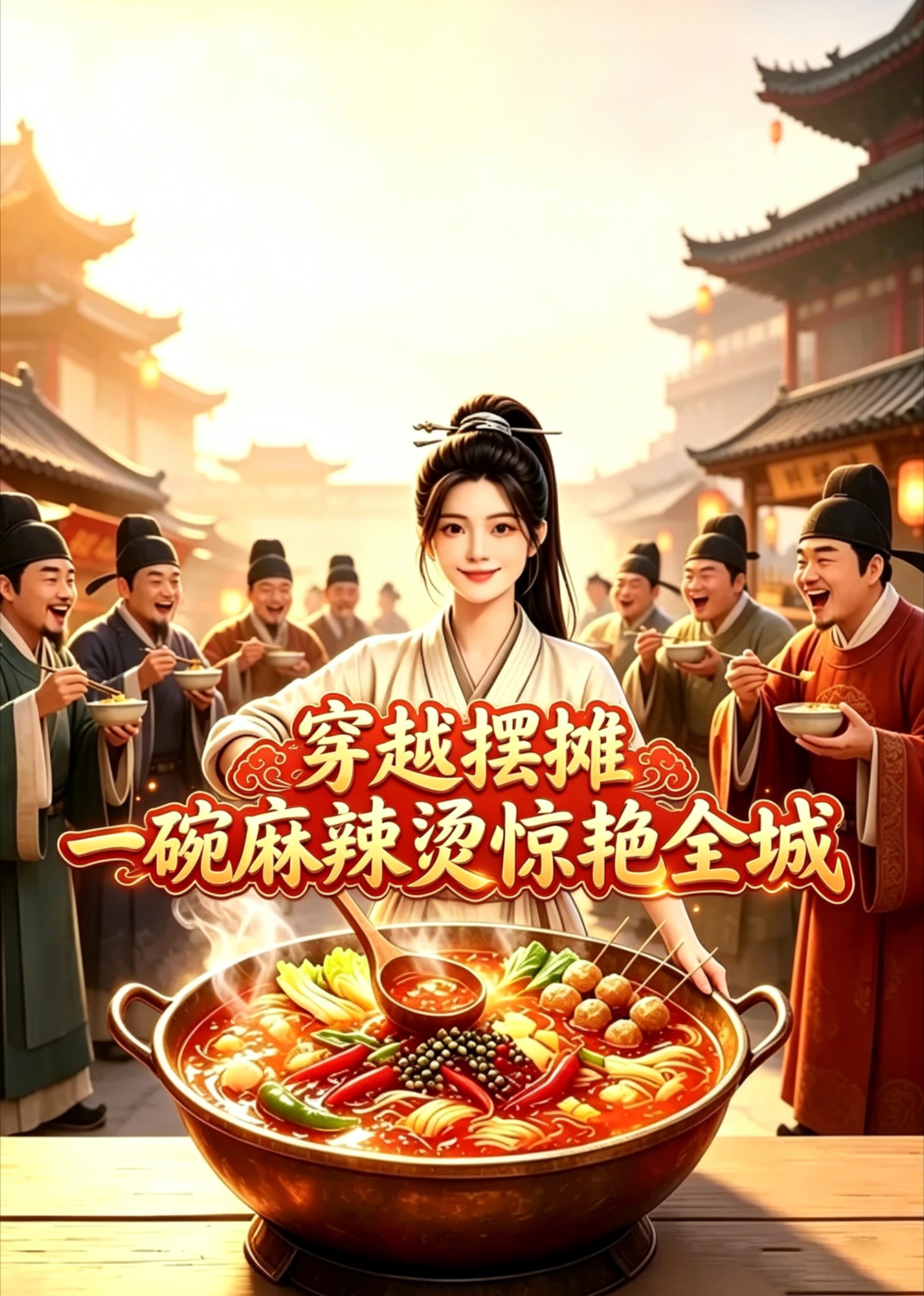 穿越摆摊一碗麻辣烫惊艳全城封面图