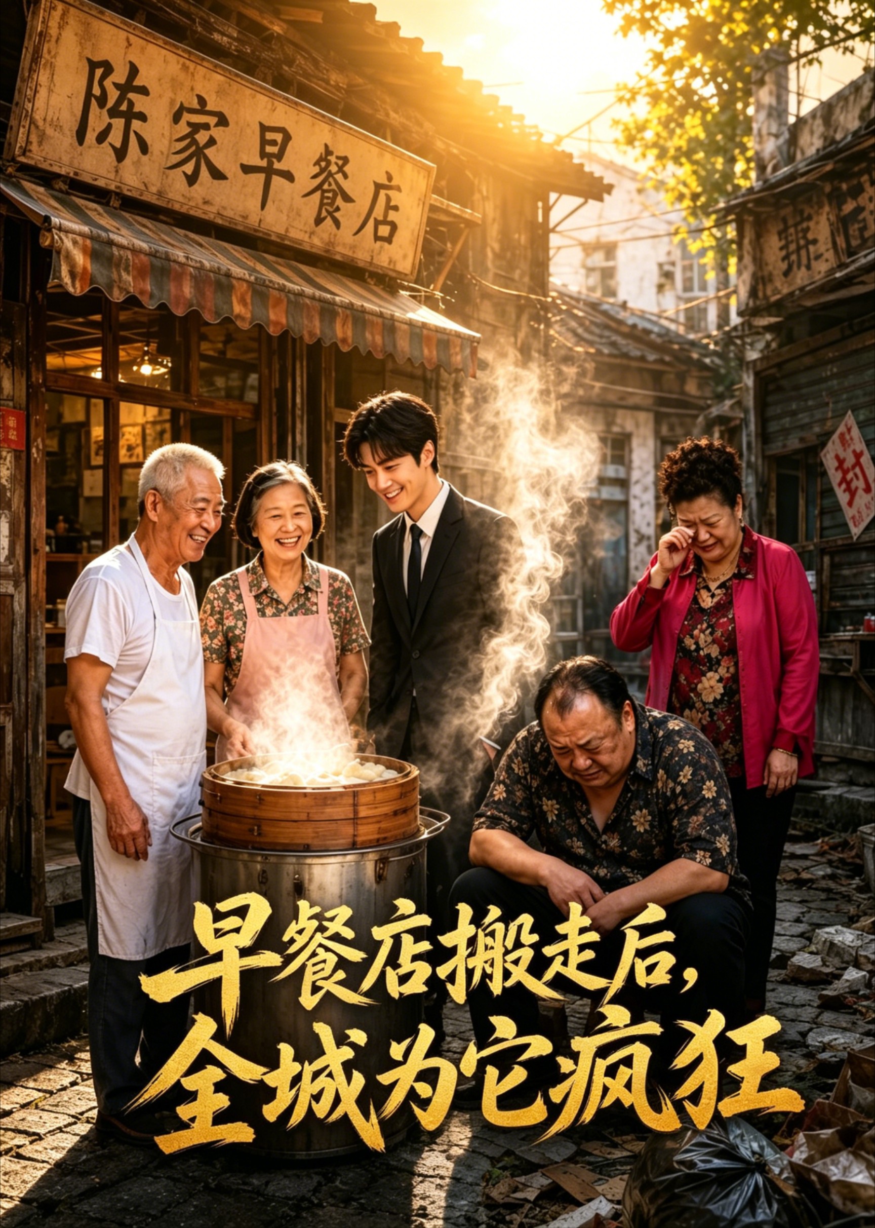 早餐店搬走后，全城为它疯狂
