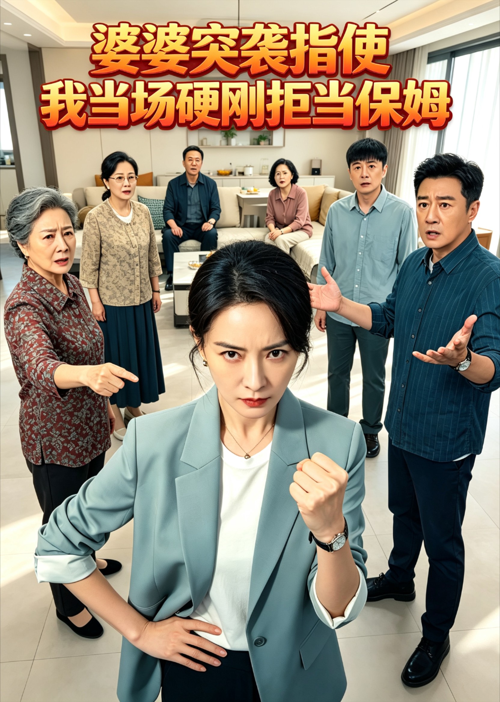 婆婆突袭指使我当场硬刚拒当保姆