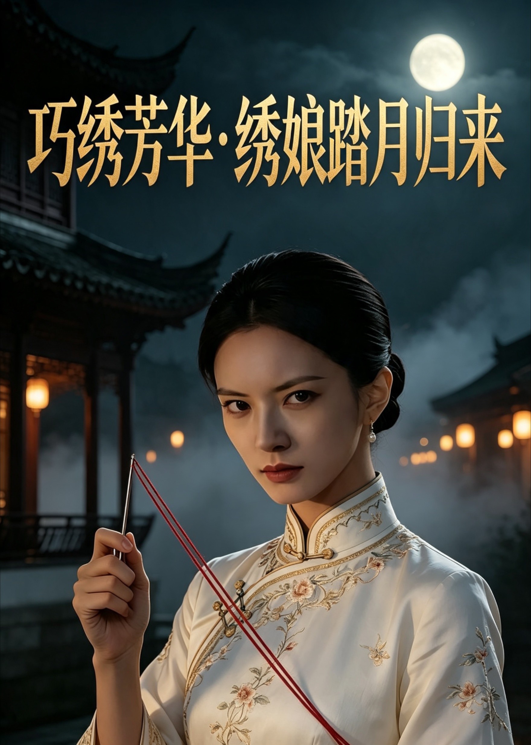 巧绣芳华，绣娘踏月归来