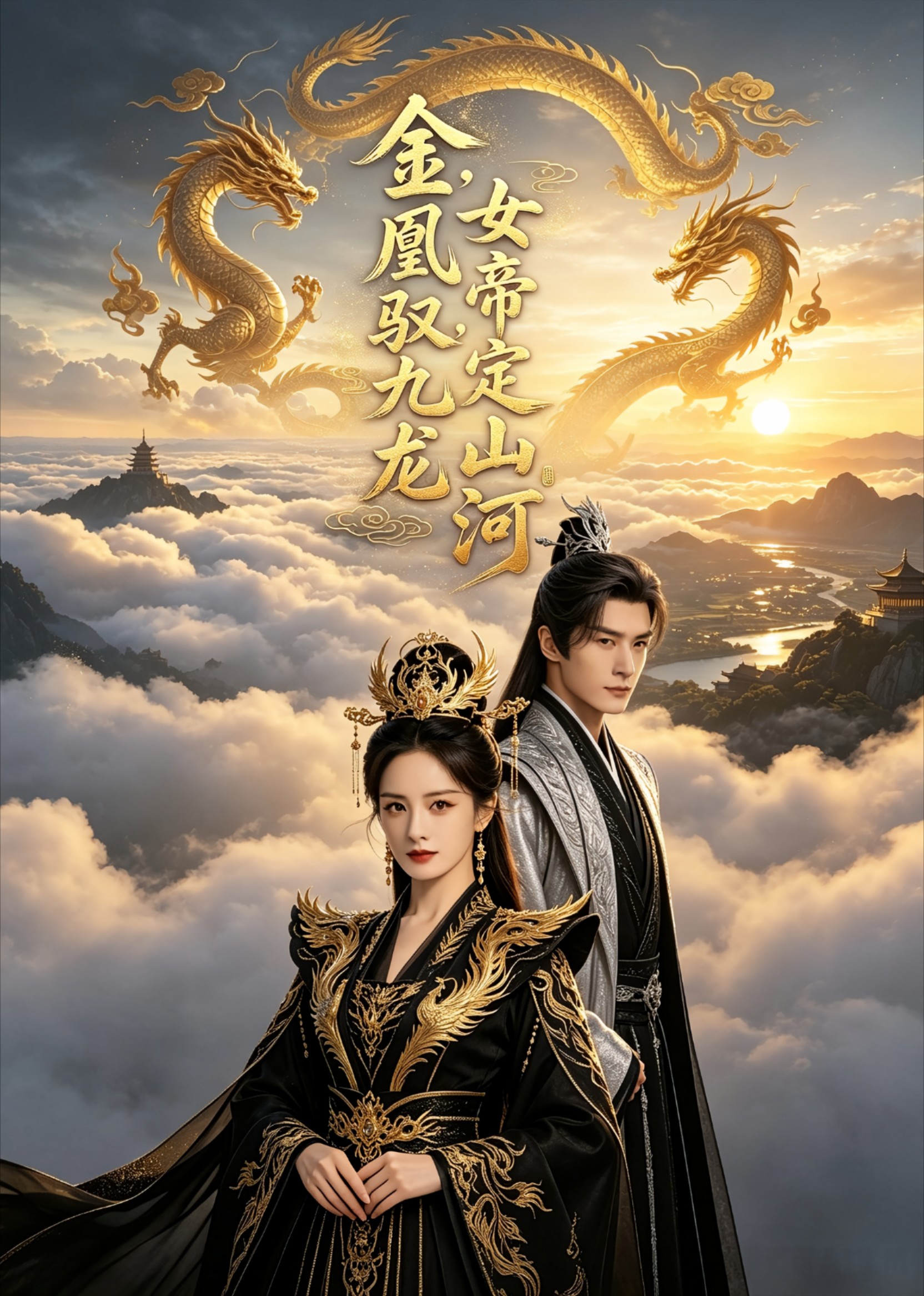 金凰驭九龙，女帝定山河