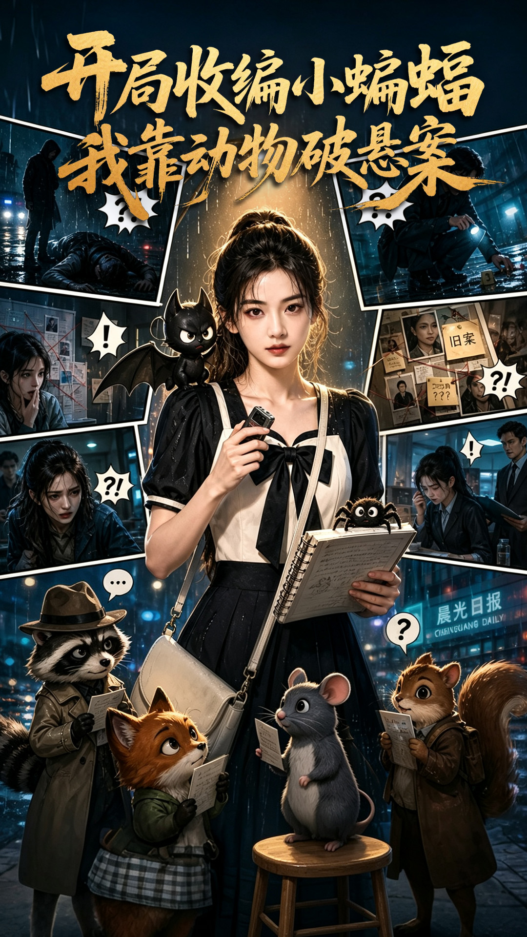 开局收编小蝙蝠我靠动物破悬案封面图