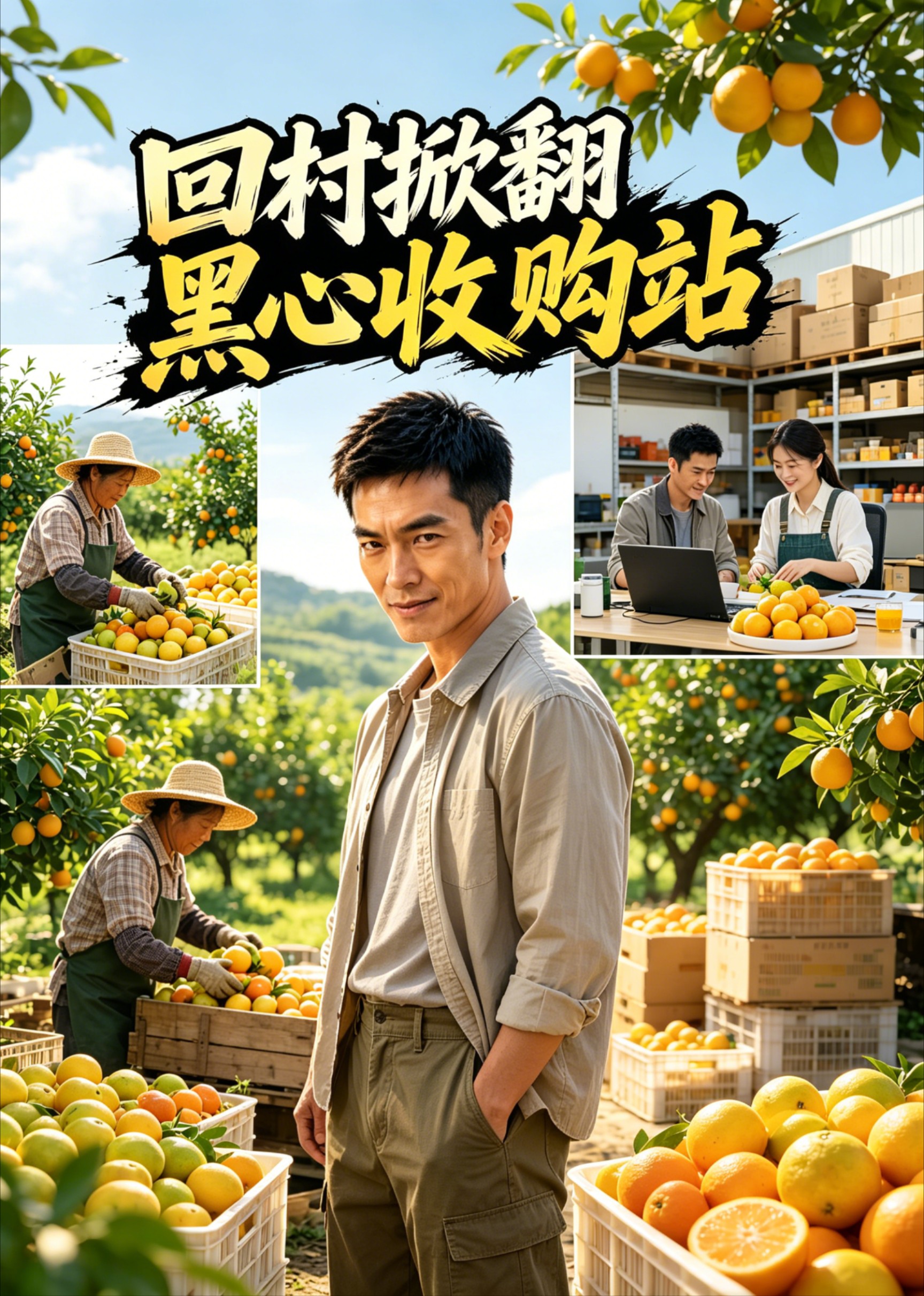 回村掀翻黑心收购站