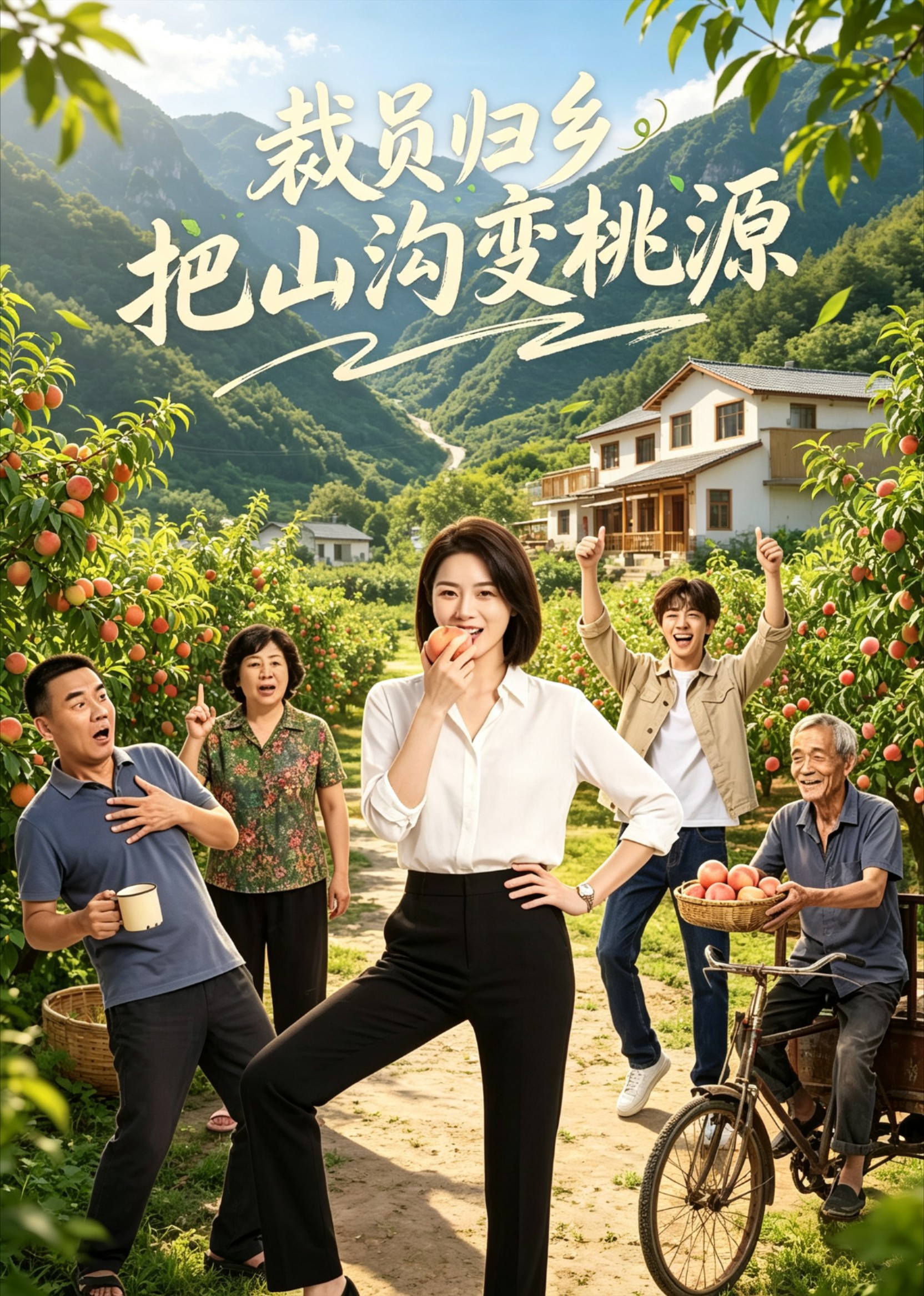 裁员归乡把山沟变桃源封面图