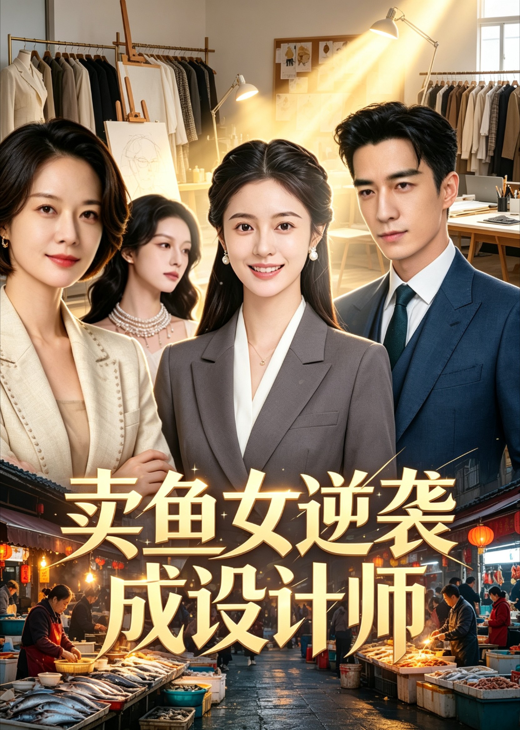 卖鱼女逆袭成设计师