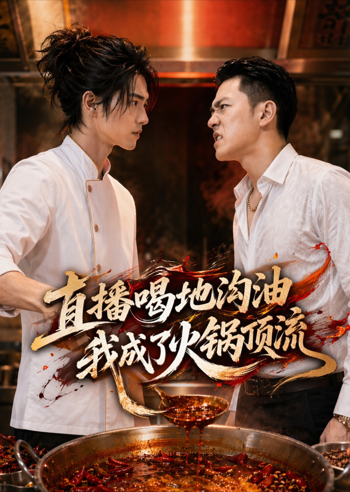 直播喝地沟油，我成了火锅顶流