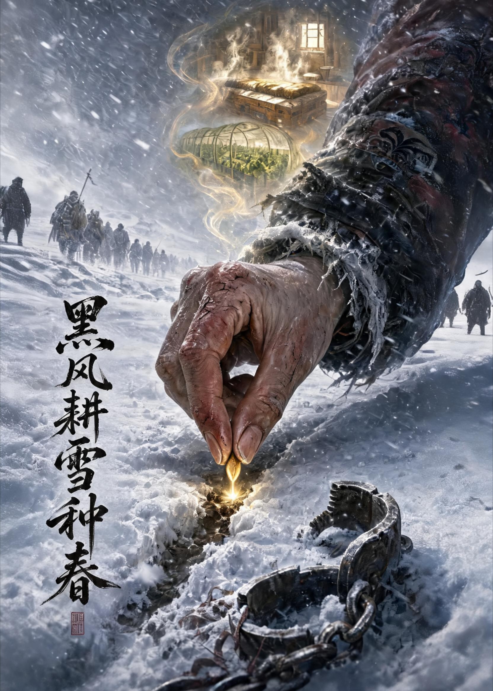 黑风耕雪种春