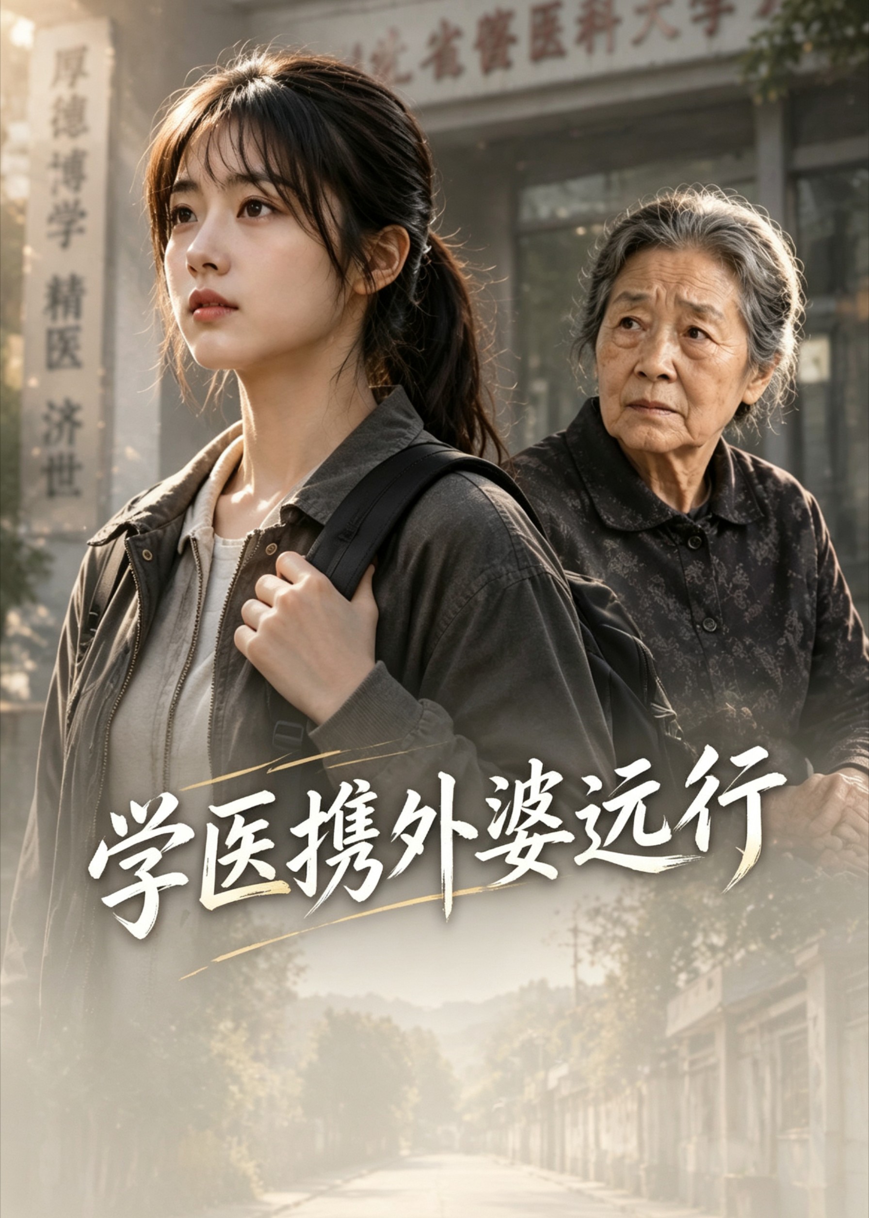 学医携外婆远行