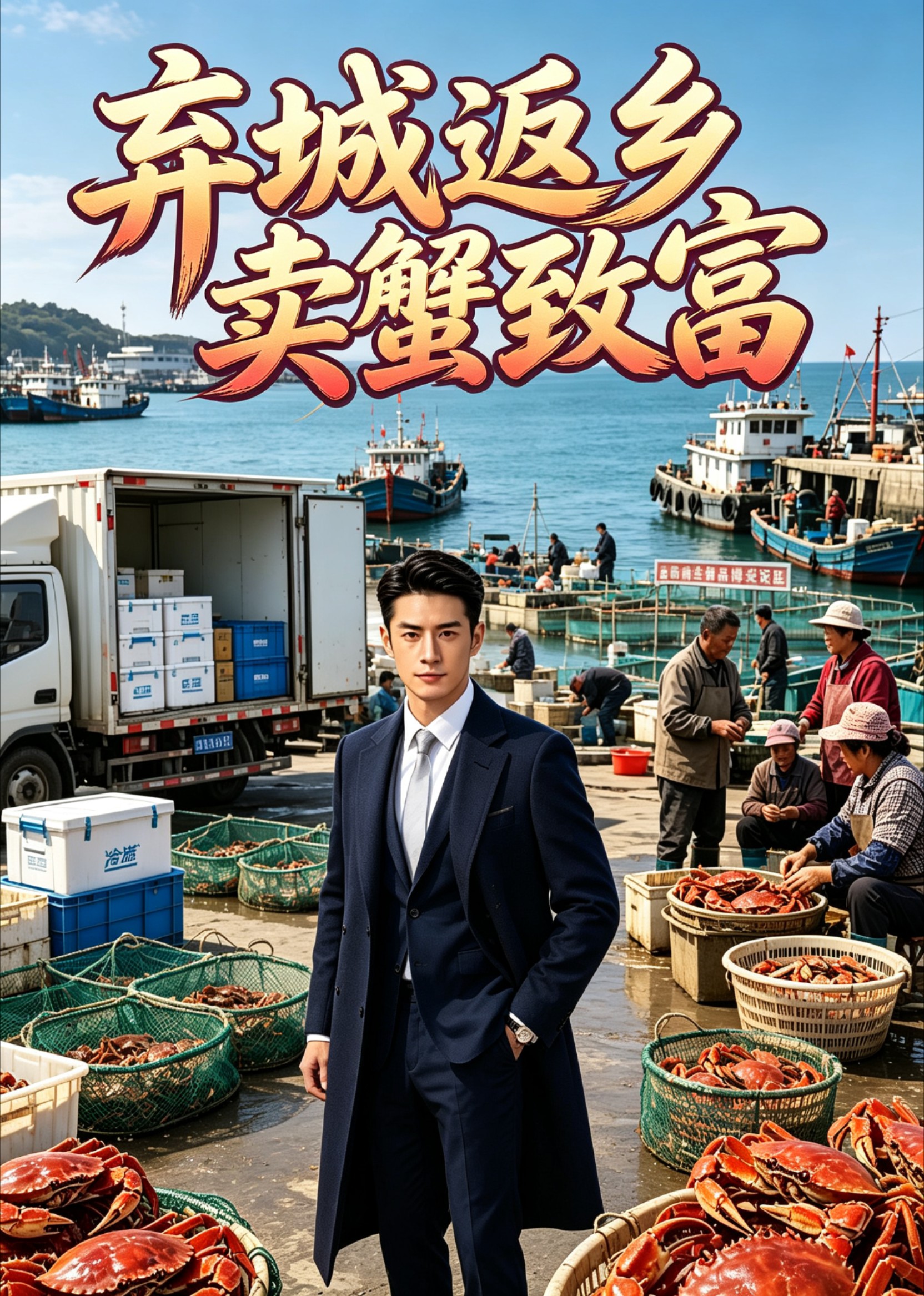 弃城返乡卖蟹致富