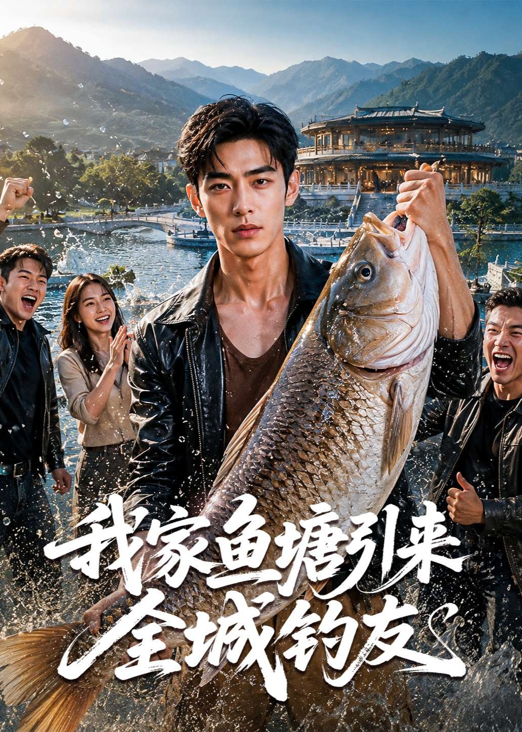 我家鱼塘引来全城钓友