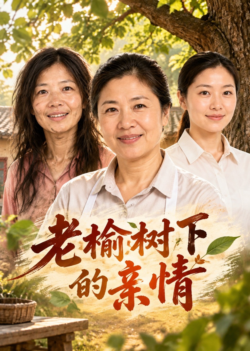 老榆树下的亲情封面图