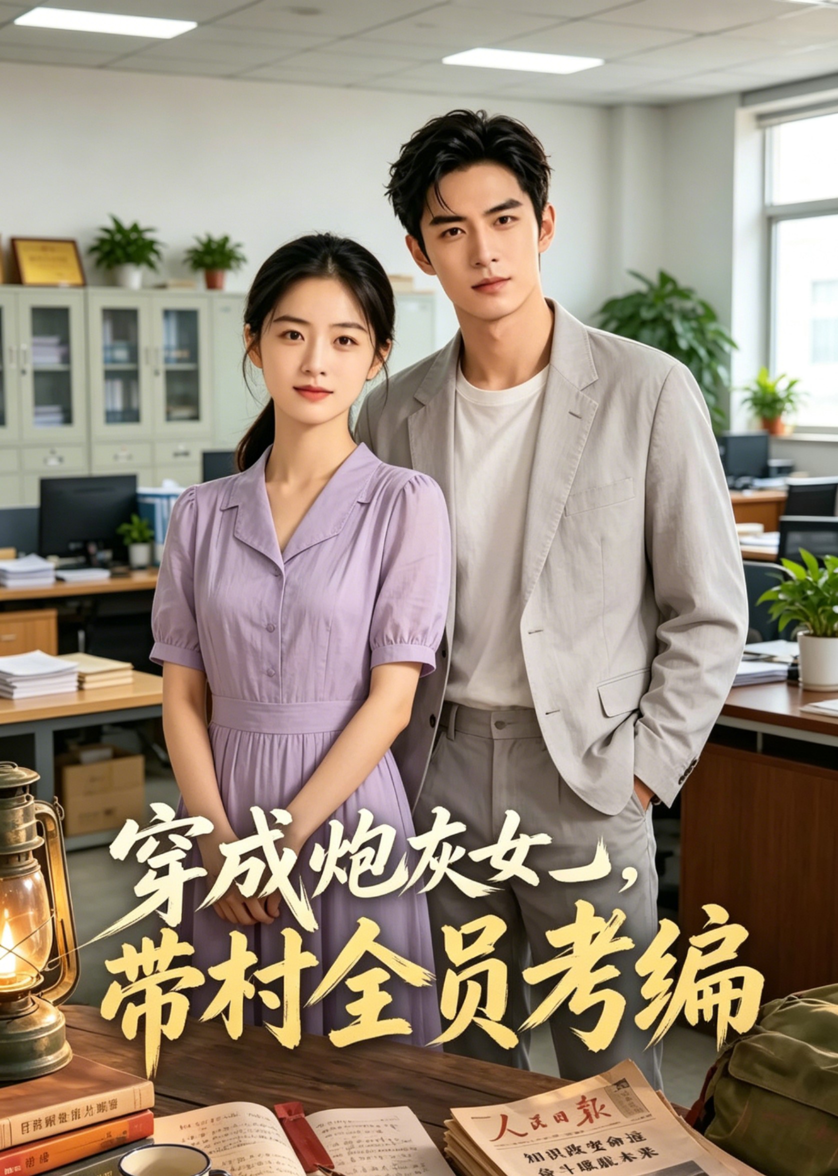穿成炮灰女，带村全员考编