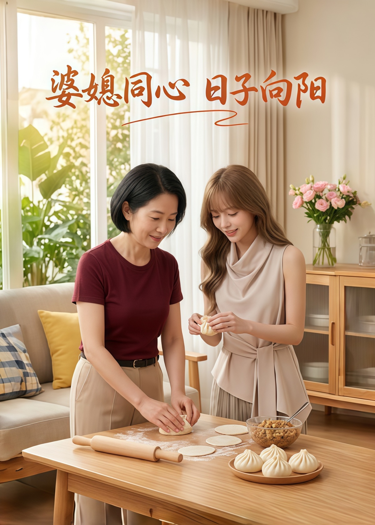婆媳同心日子向阳