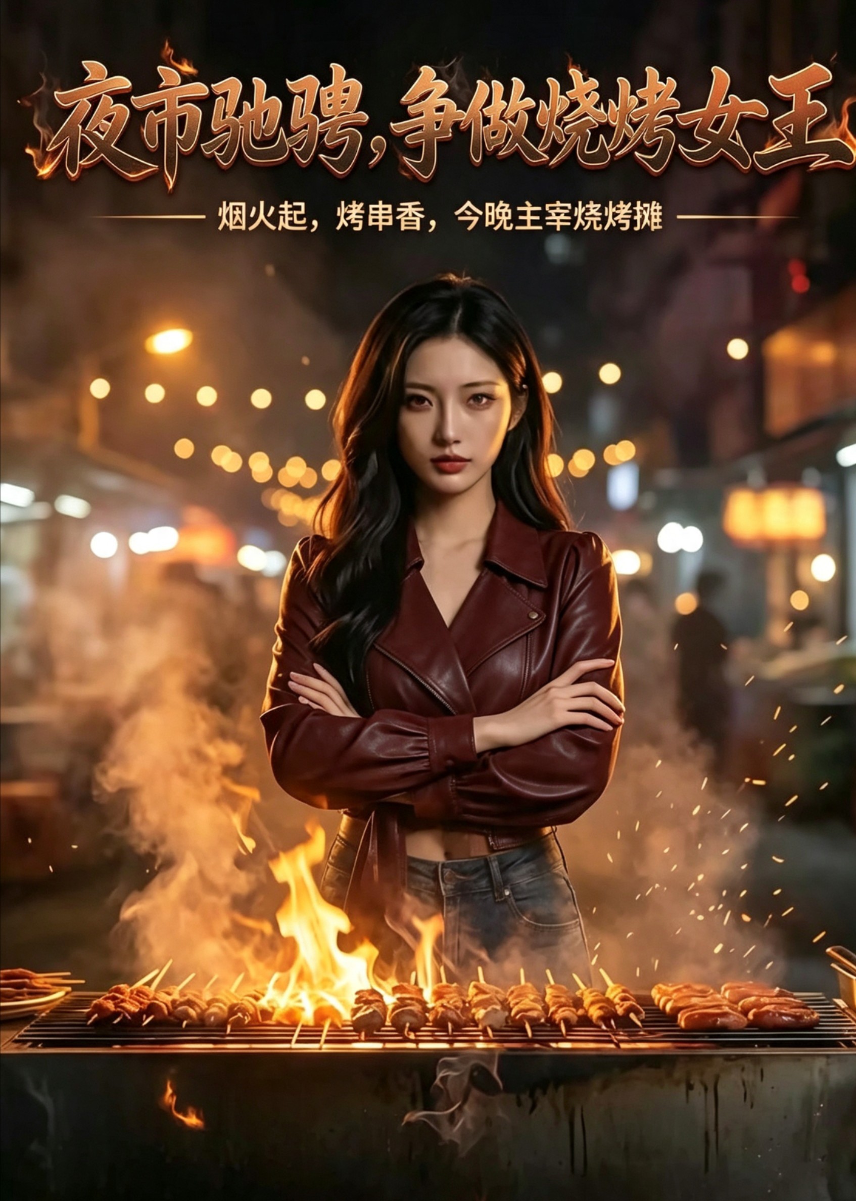 夜市驰骋，争做烧烤女王