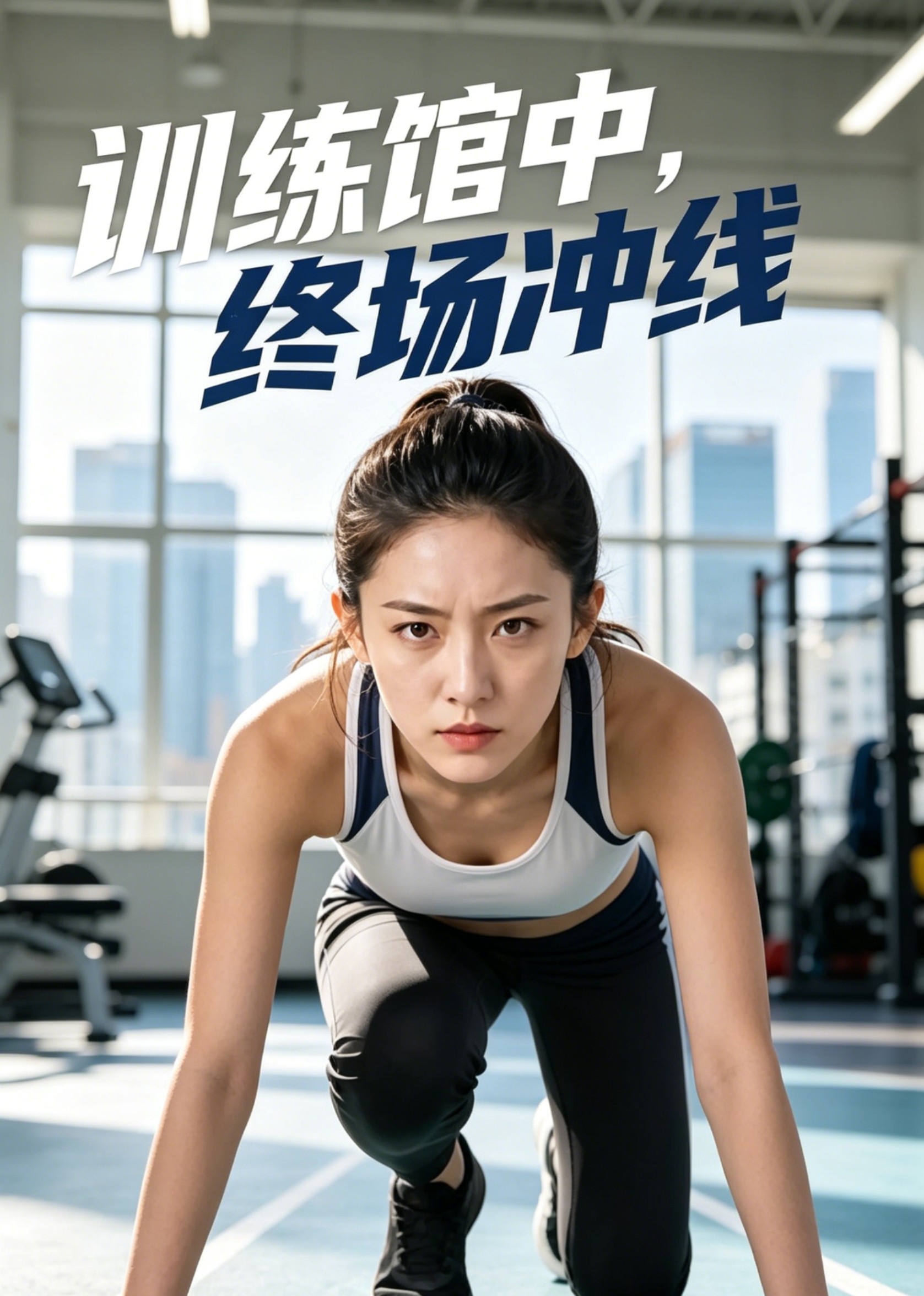 训练馆中，终场冲线