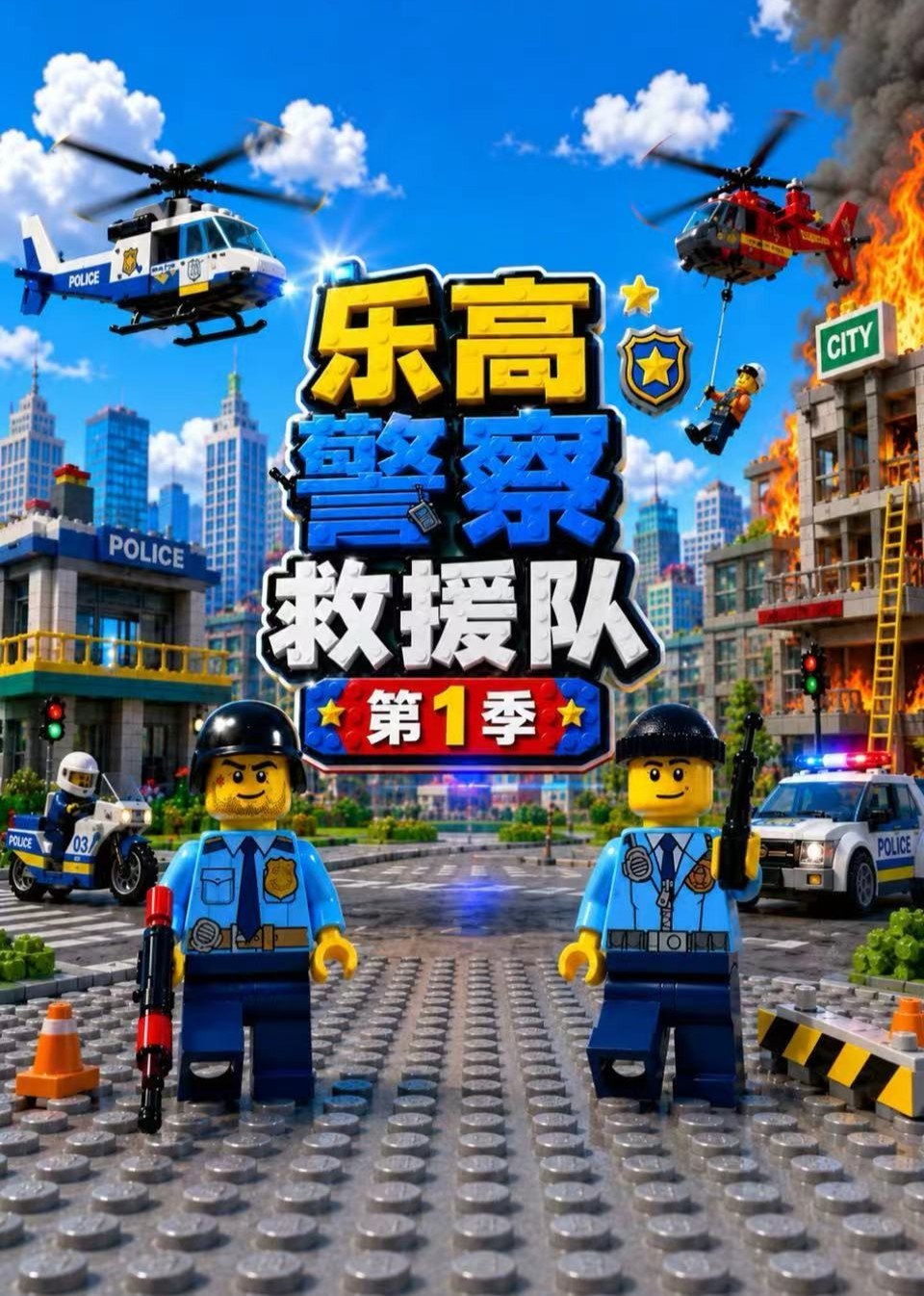 乐高警察救援队 第一季封面图