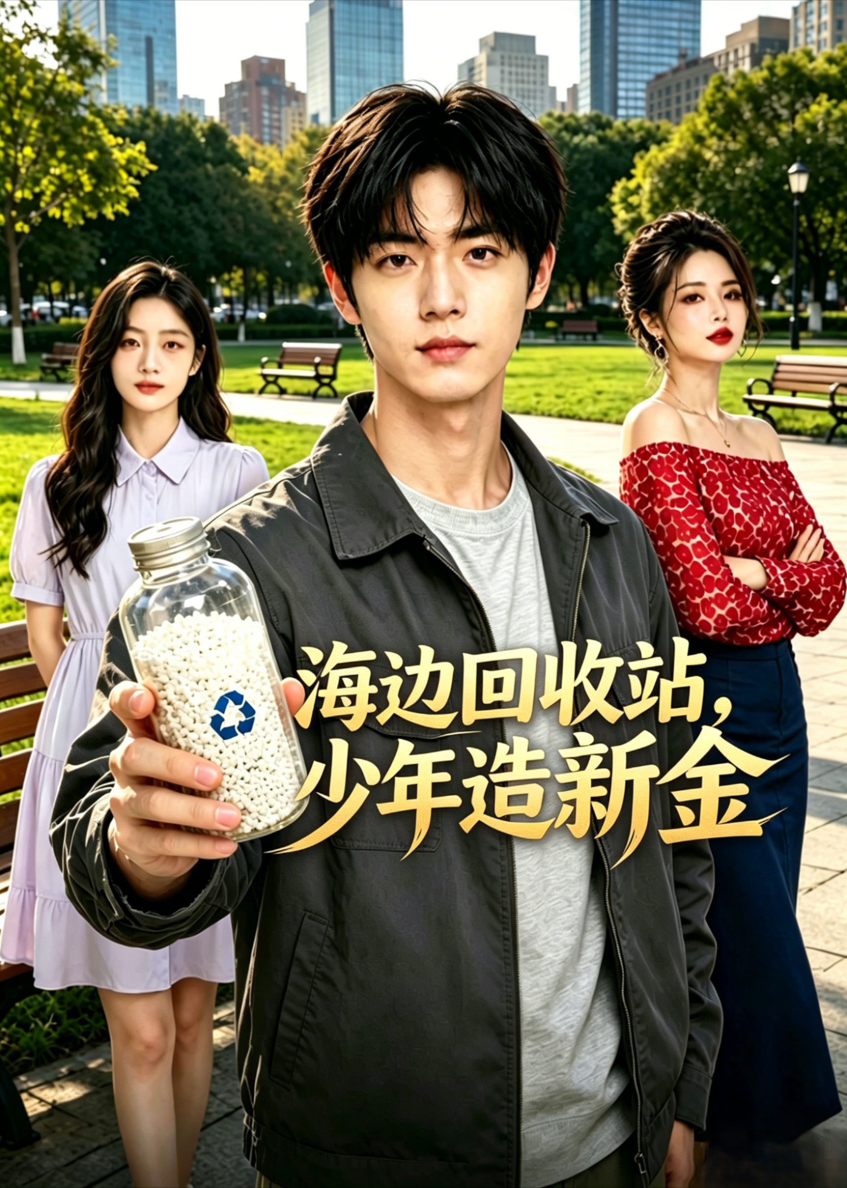 海边回收站，少年造新金