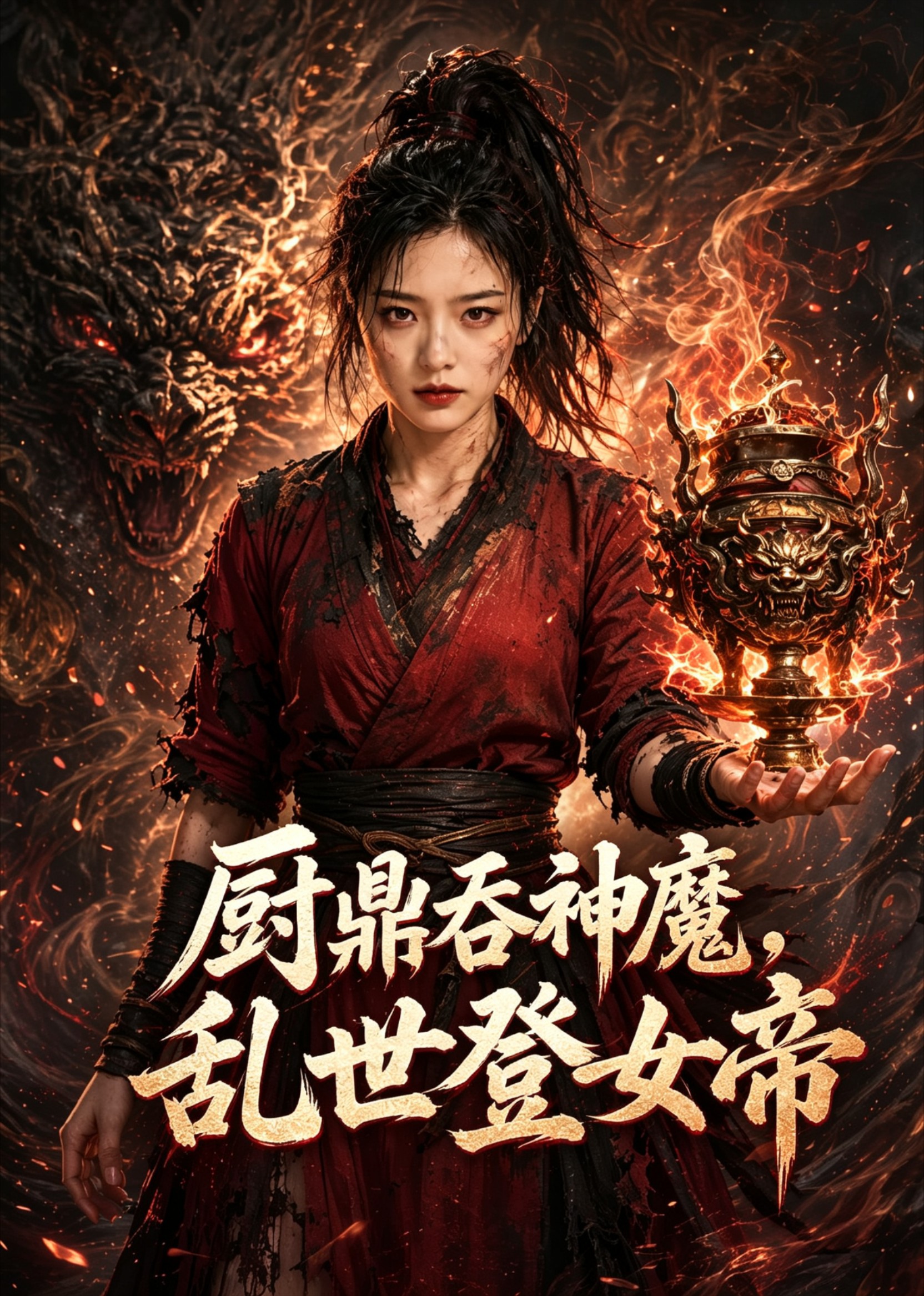 厨鼎吞神魔，乱世登女帝封面图