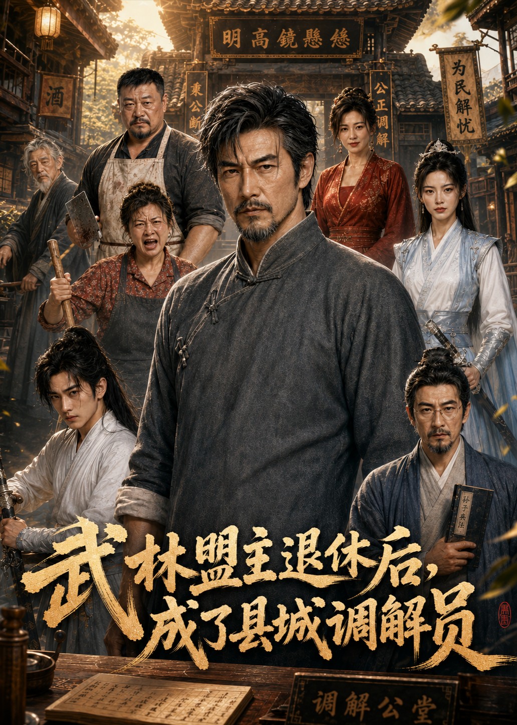 武林盟主退休后，成了县城调解员封面图