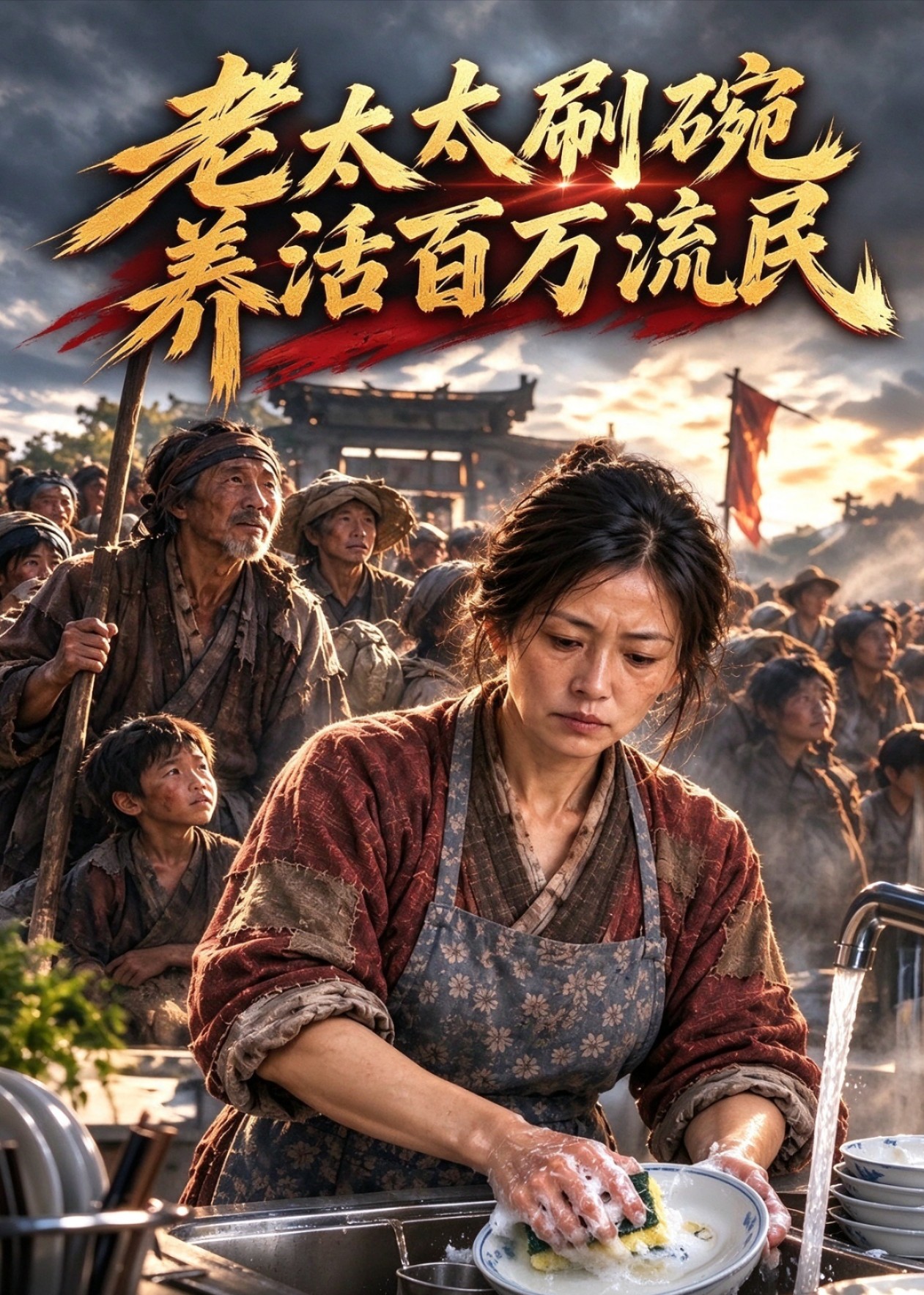 老太太刷碗养活百万流民封面图