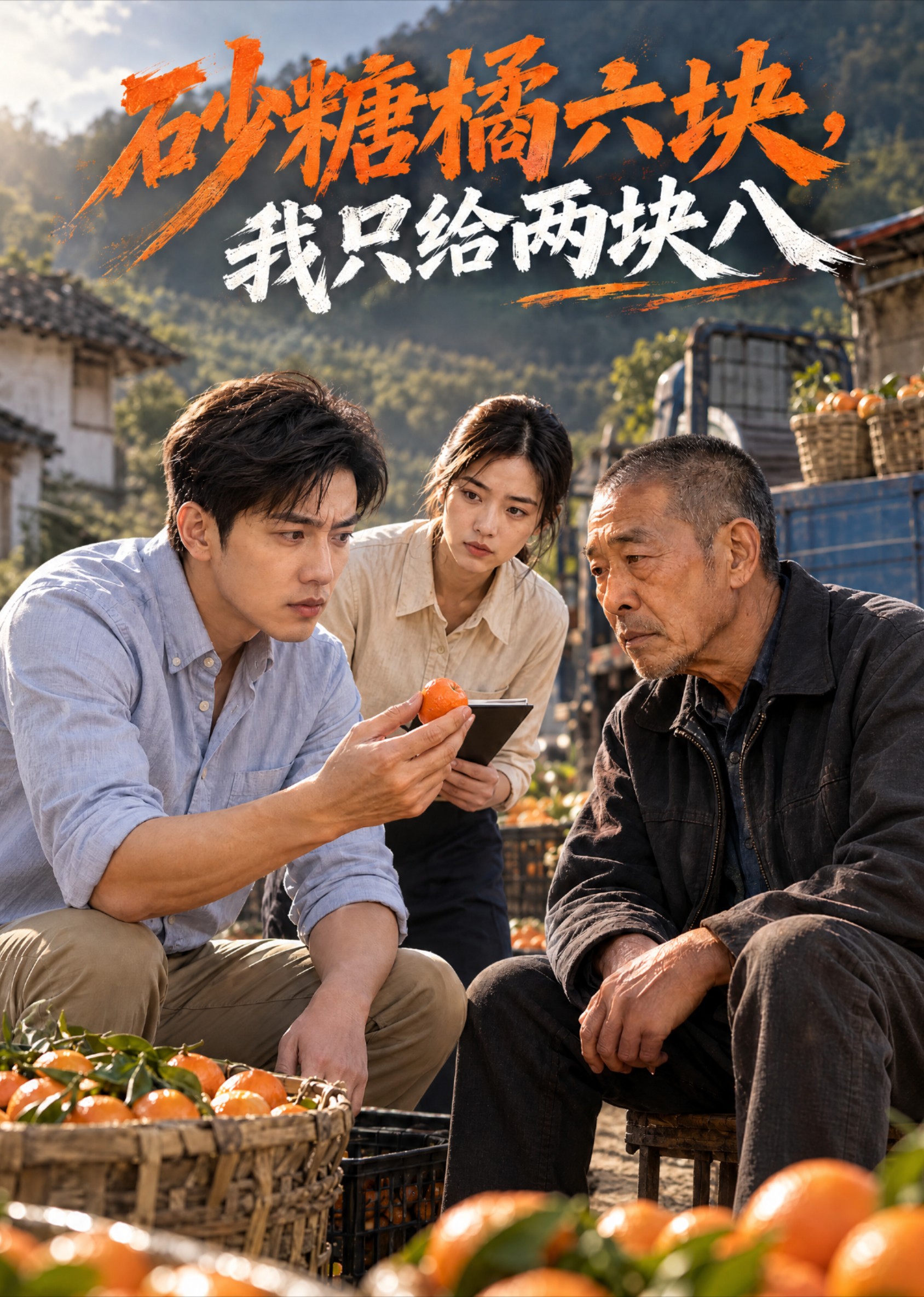 沙糖橘六块，我只给两块八封面图
