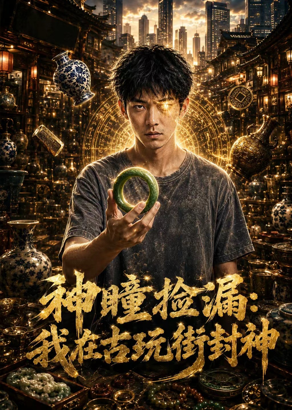 神瞳捡漏：我在古玩街封神封面图