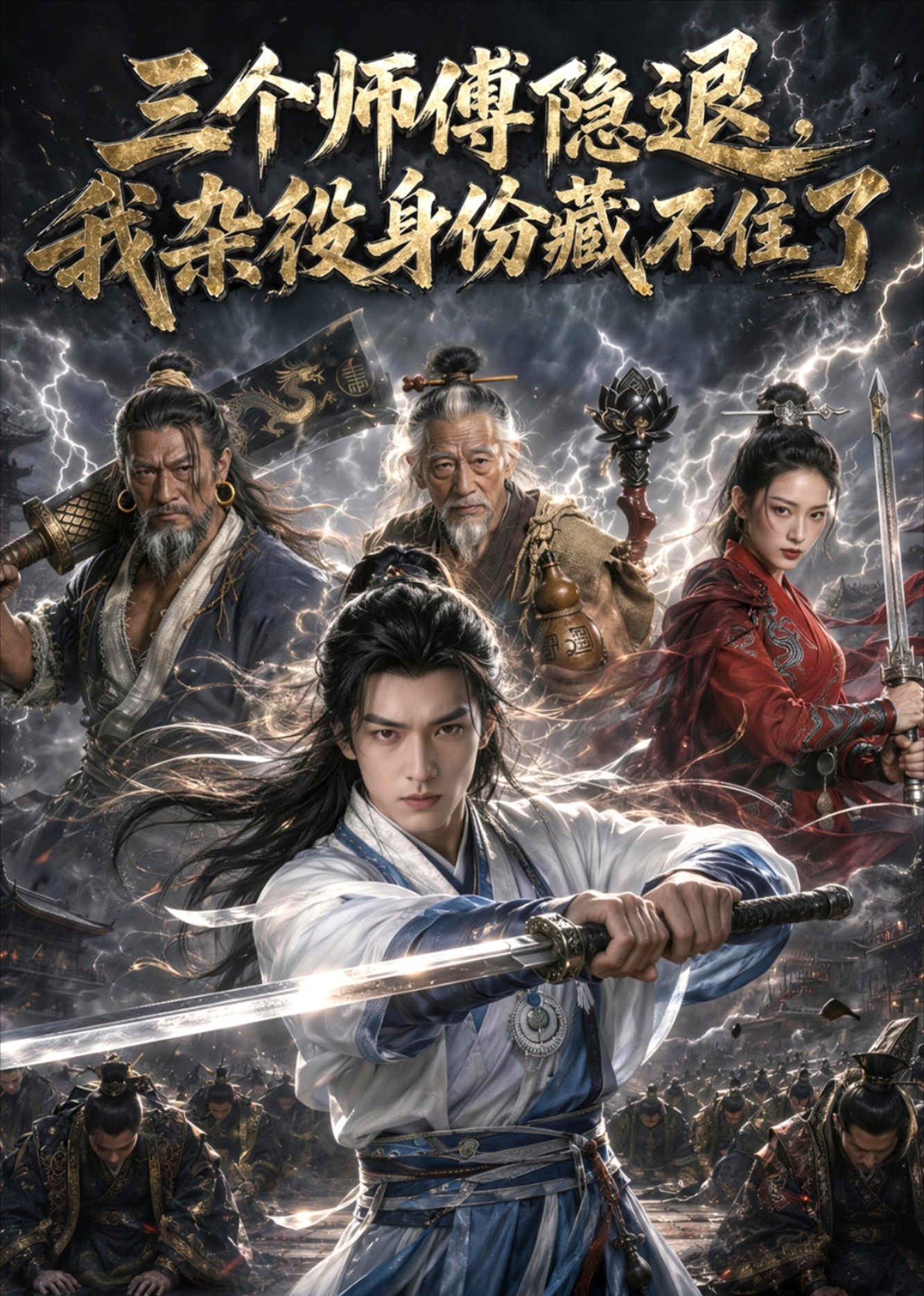 三个师傅隐退，我杂役身份藏不住了封面图