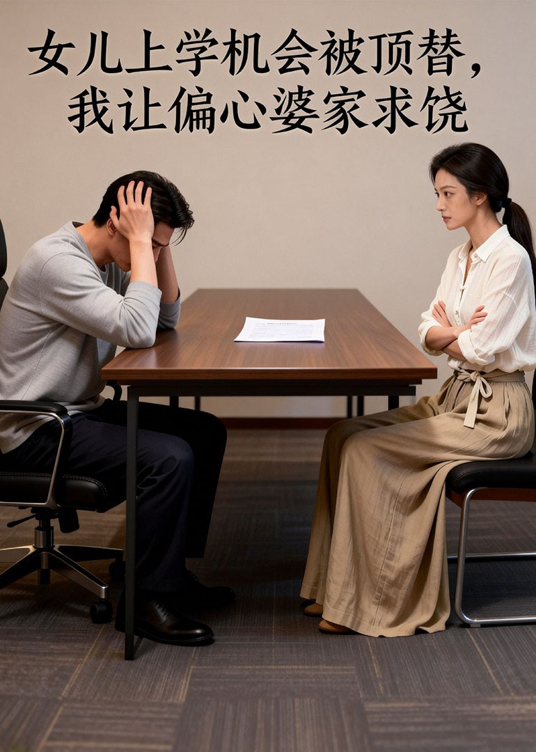 女儿上学机会被顶替，我让偏心婆家求饶