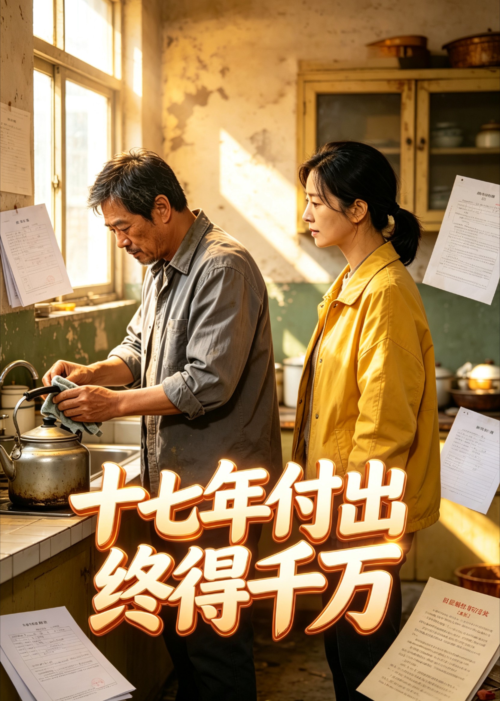 十七年付出终得千万