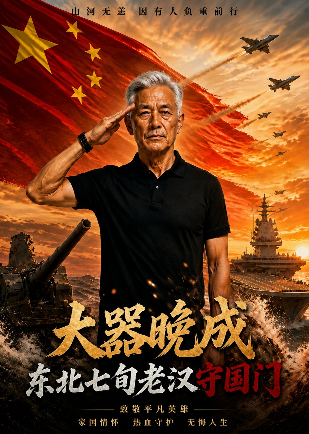 大器晚成东北七旬老汉守国门