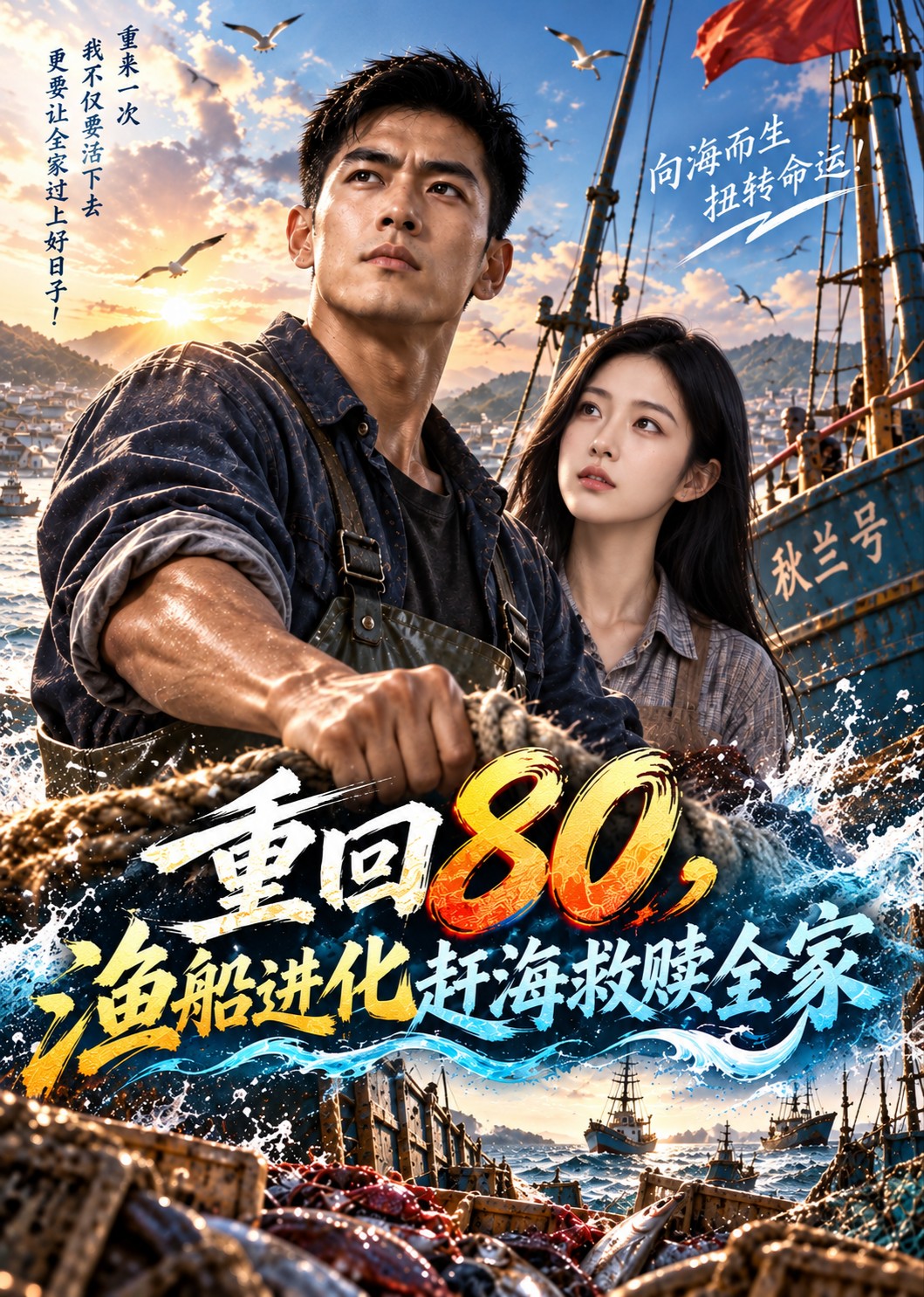 重回80，渔船进化赶海救赎全家封面图