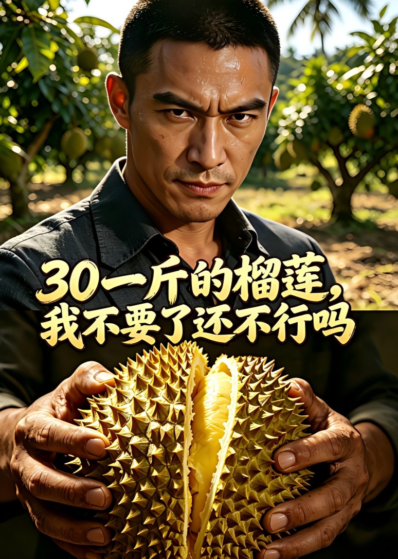 30一斤的榴莲，我不要了还不行吗
