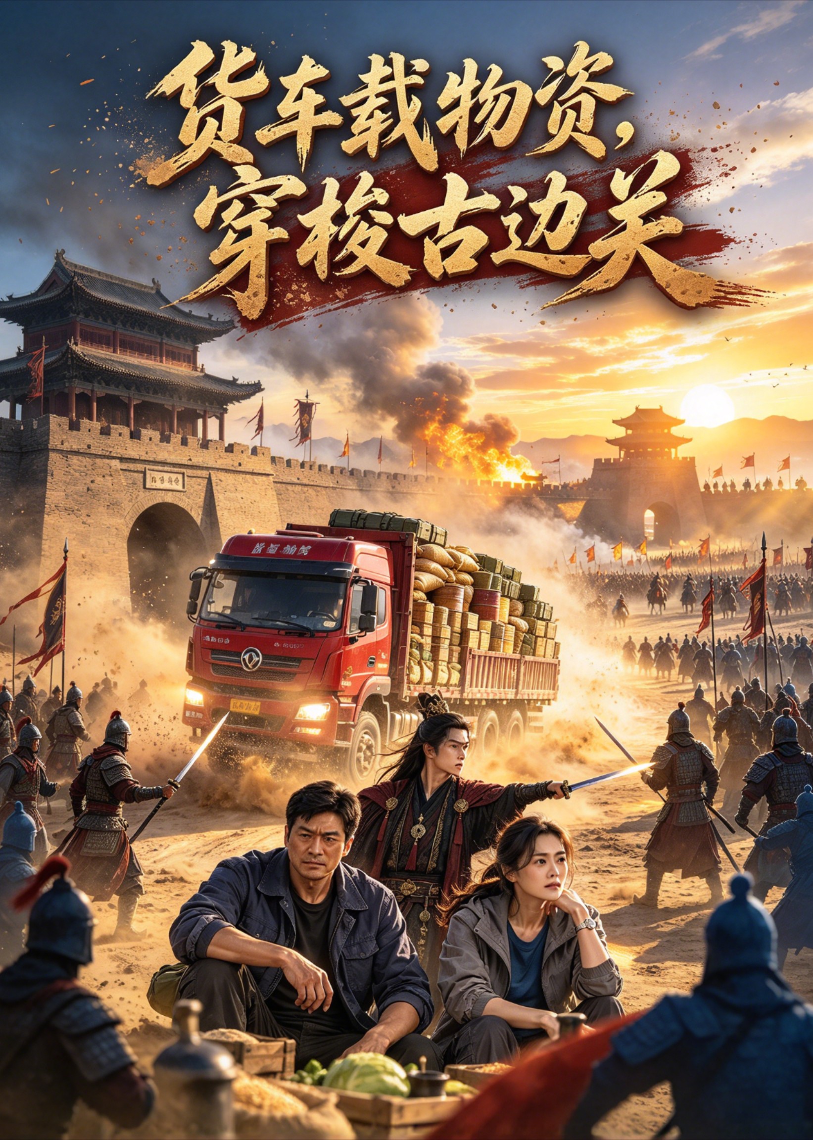 货车载物资，穿梭古边关封面图
