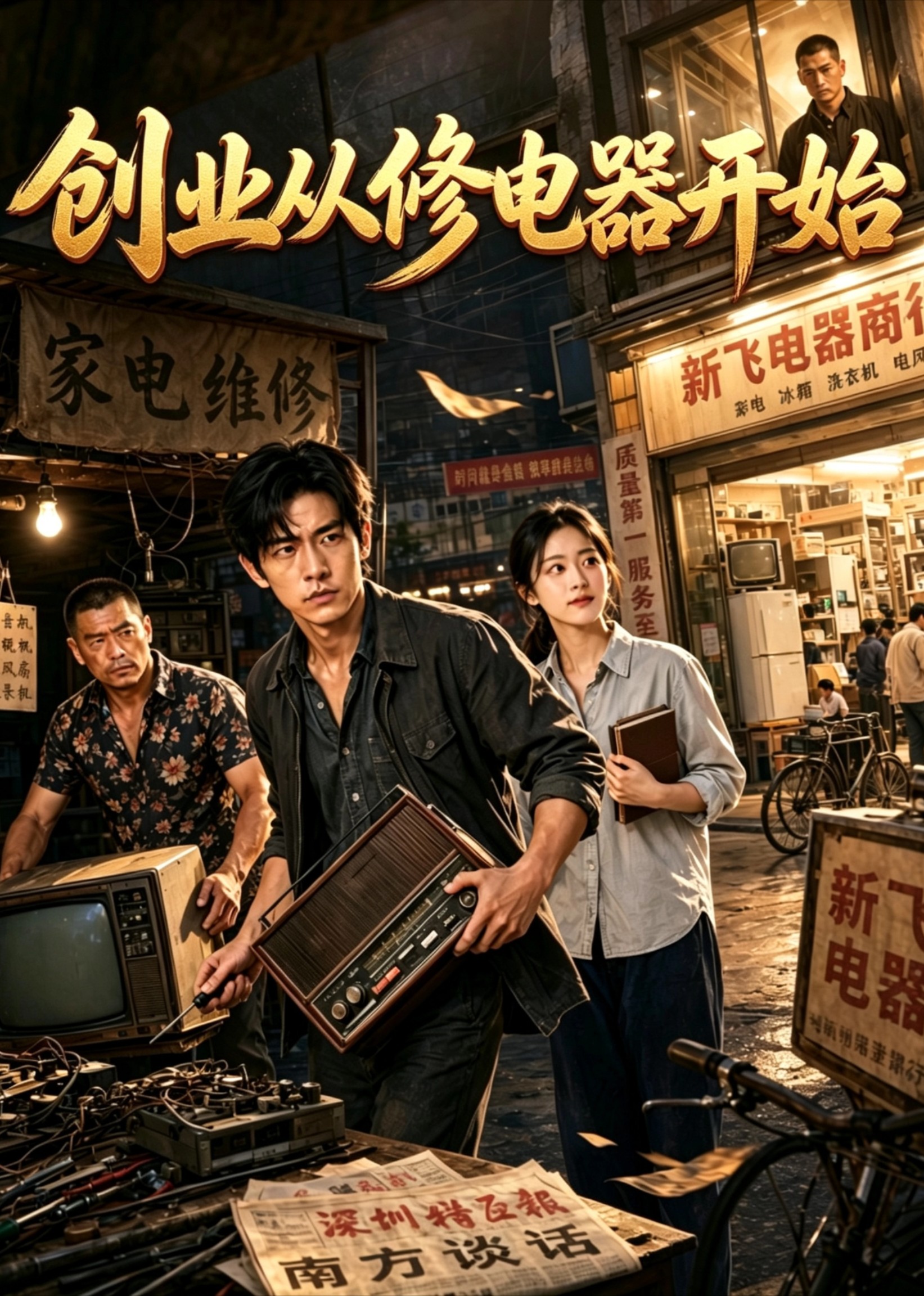创业从修电器开始