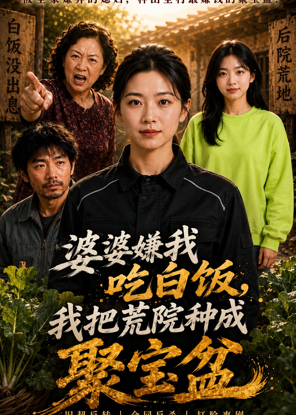 婆婆嫌我吃白饭，我把荒院种成聚宝盆