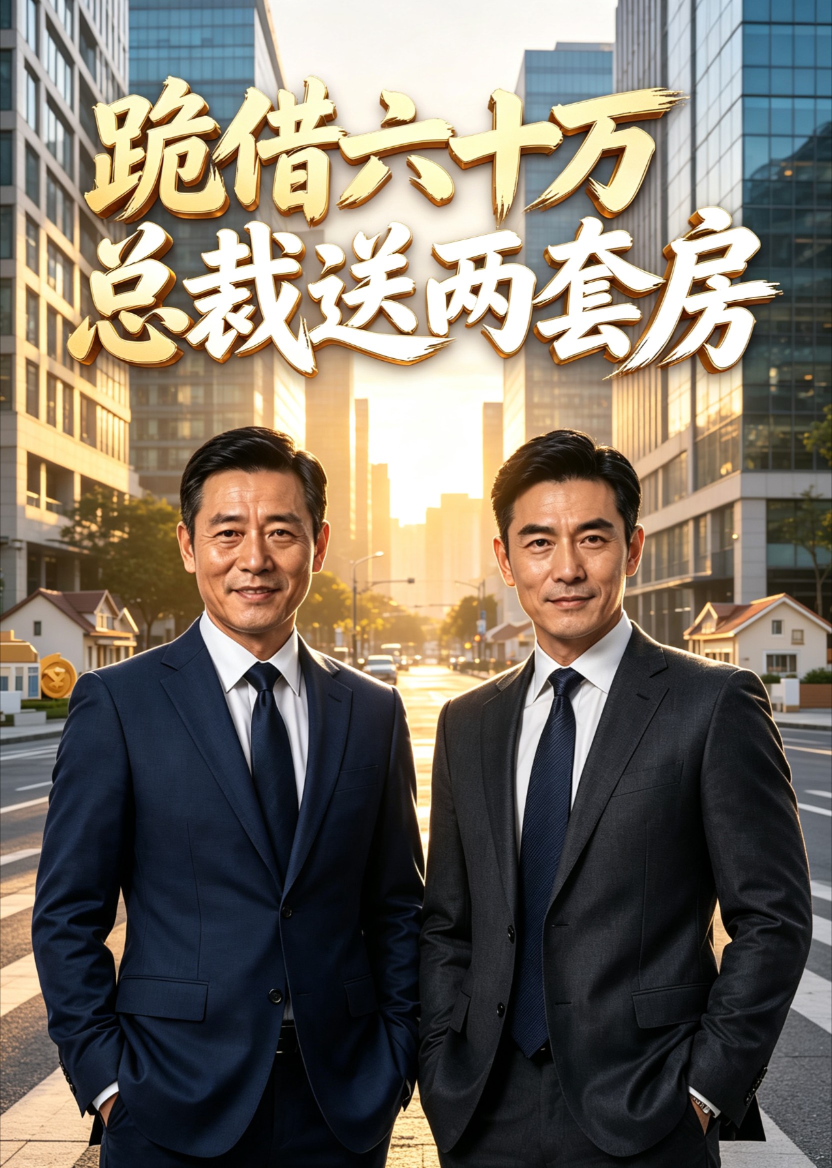 跪借六十万总裁送两套房封面图