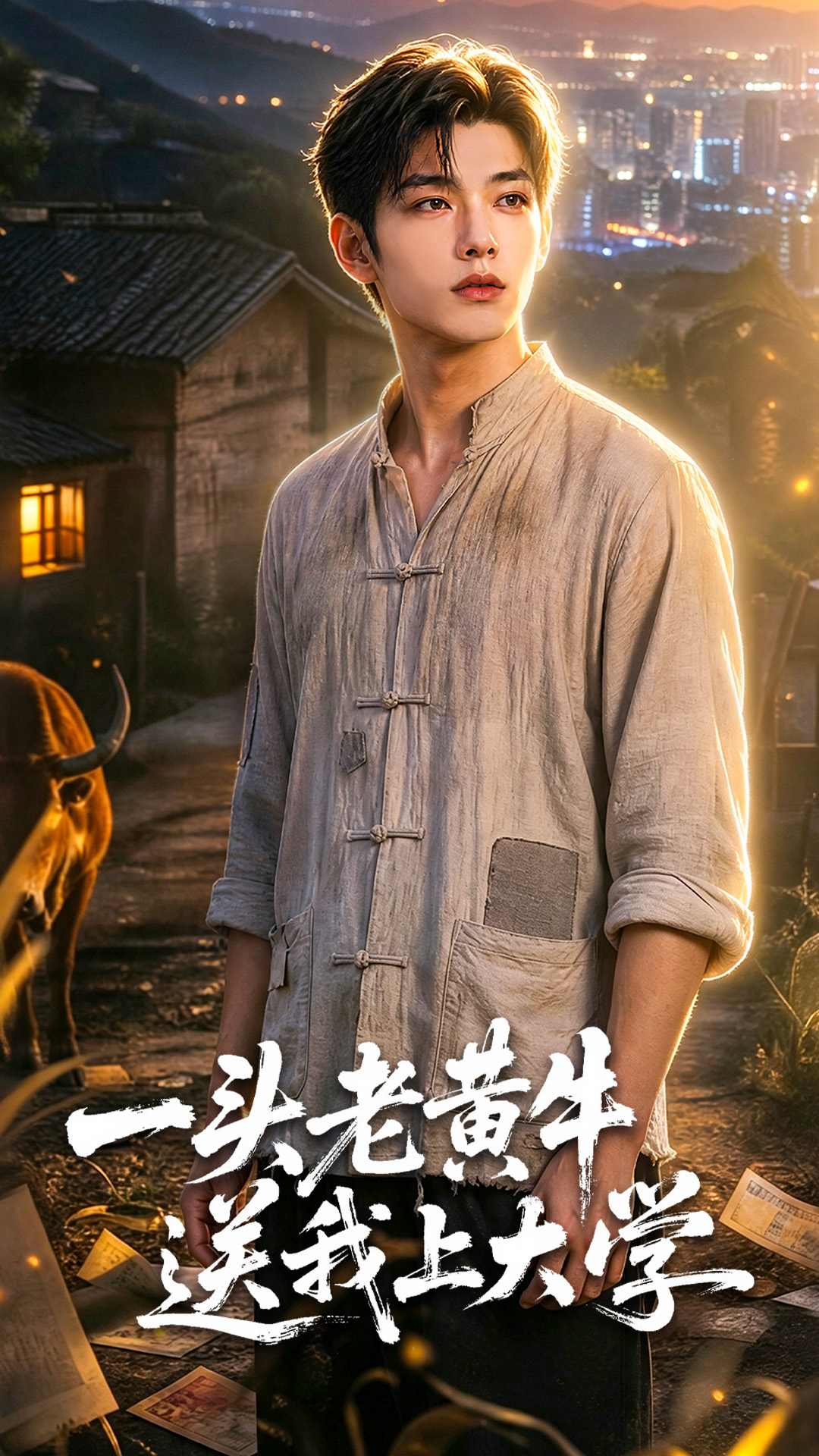 一头老黄牛送我上大学封面图