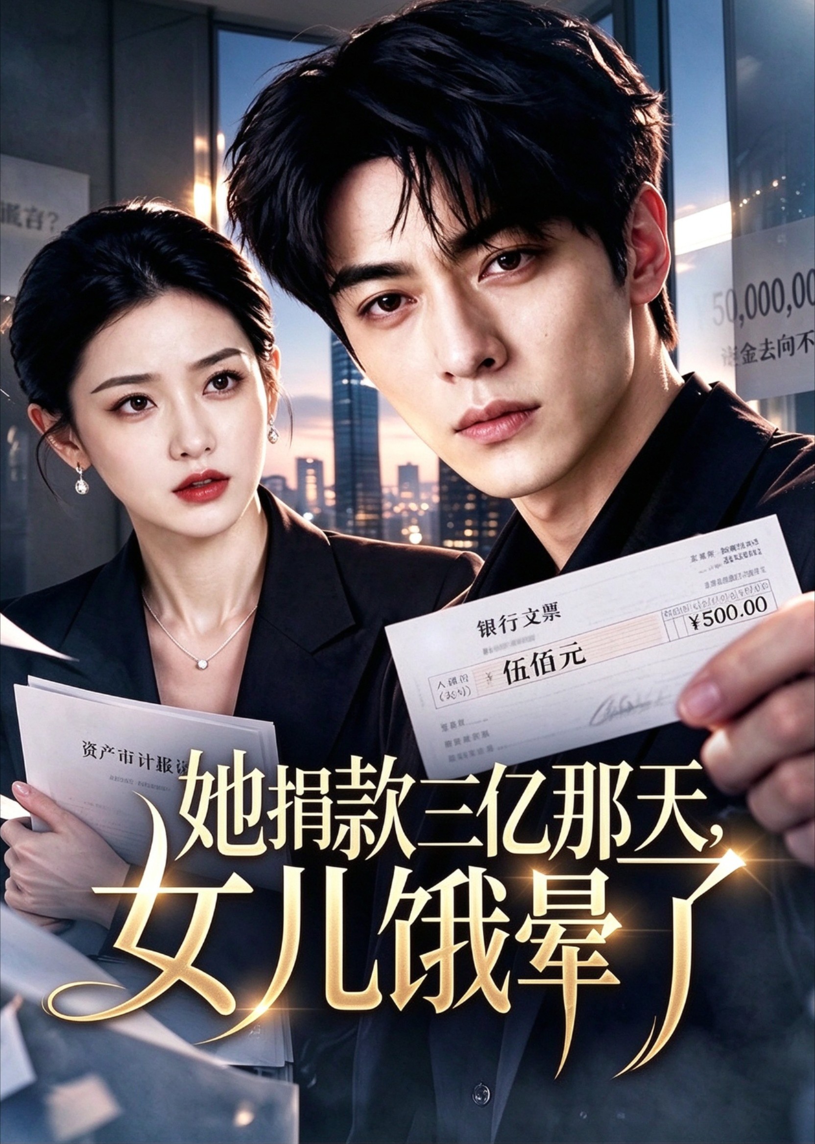她捐款三亿那天，女儿饿晕了封面图
